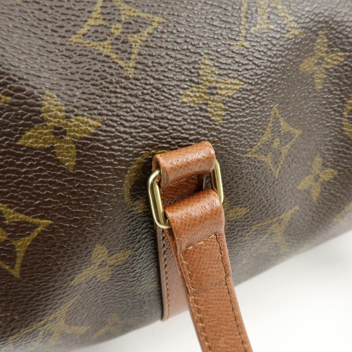 Louis Vuitton Monogram Papillon 30 Hand Bag Brown M51365