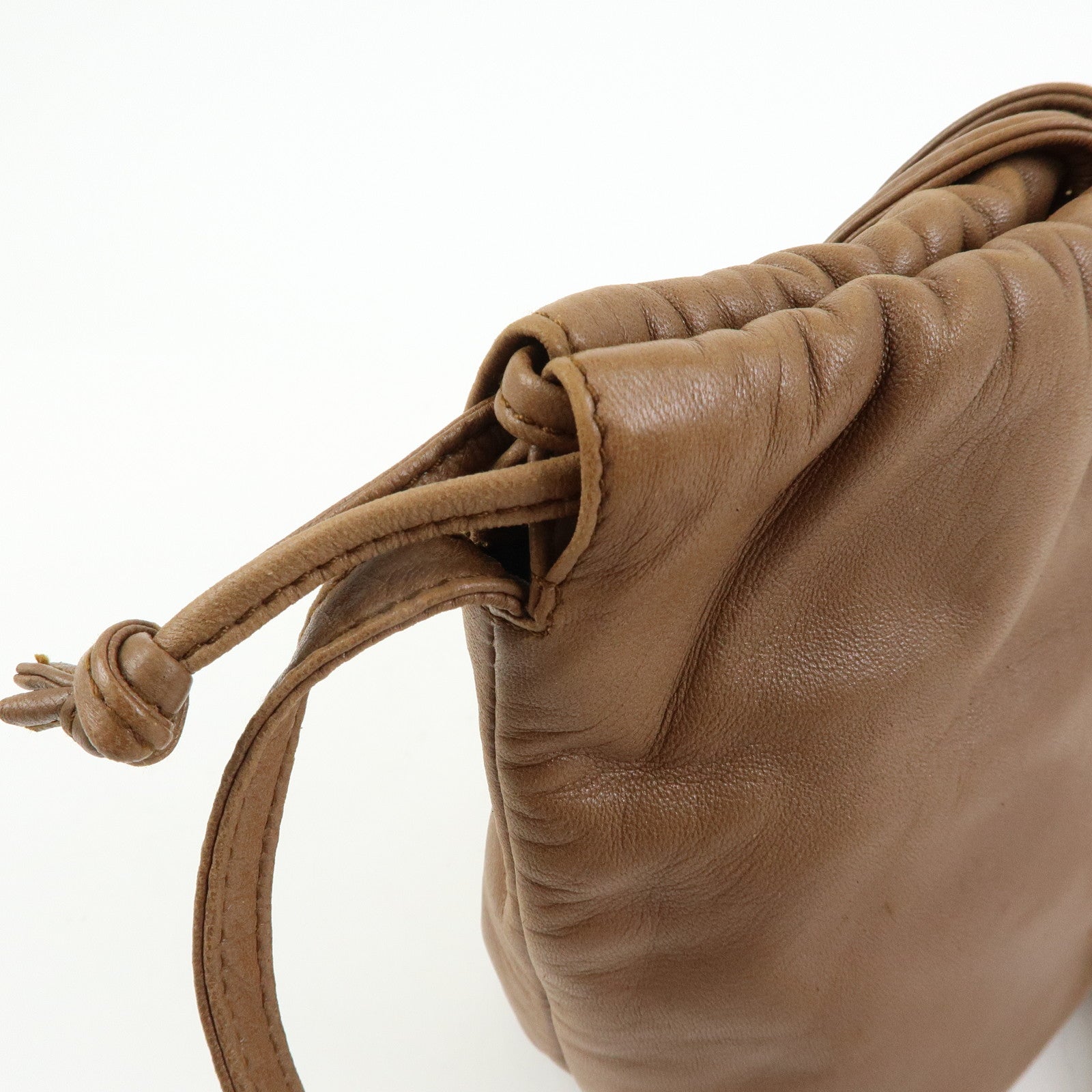 LOEWE Anagram Nappa Leather Shoulder Crossbody Bag Brown