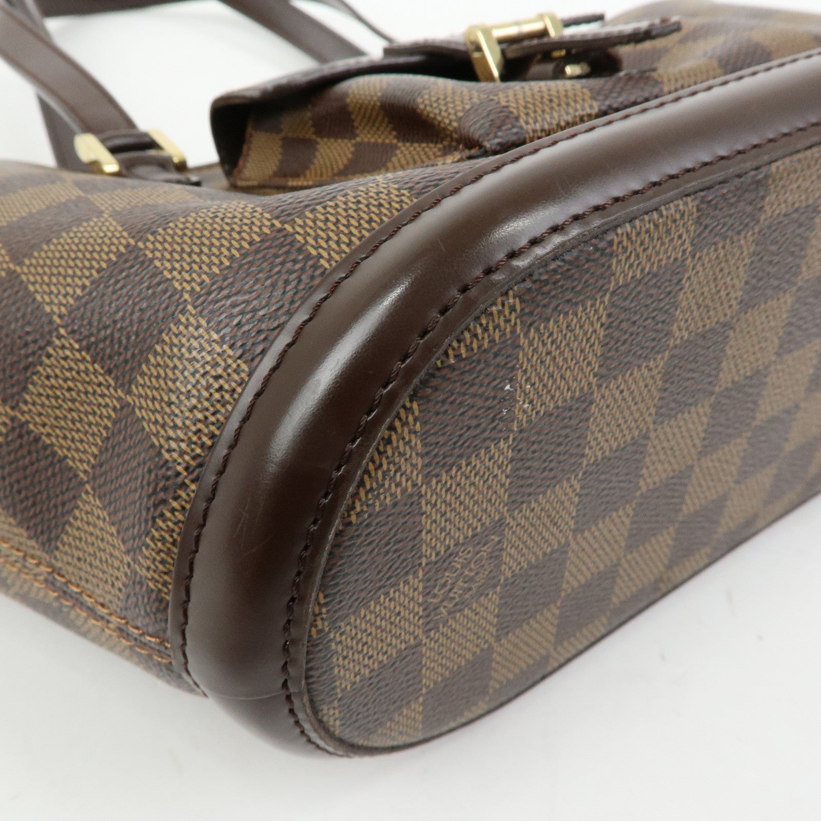 Louis Vuitton Manosque PM Damier Canvas Tote Bag Ebene N51121