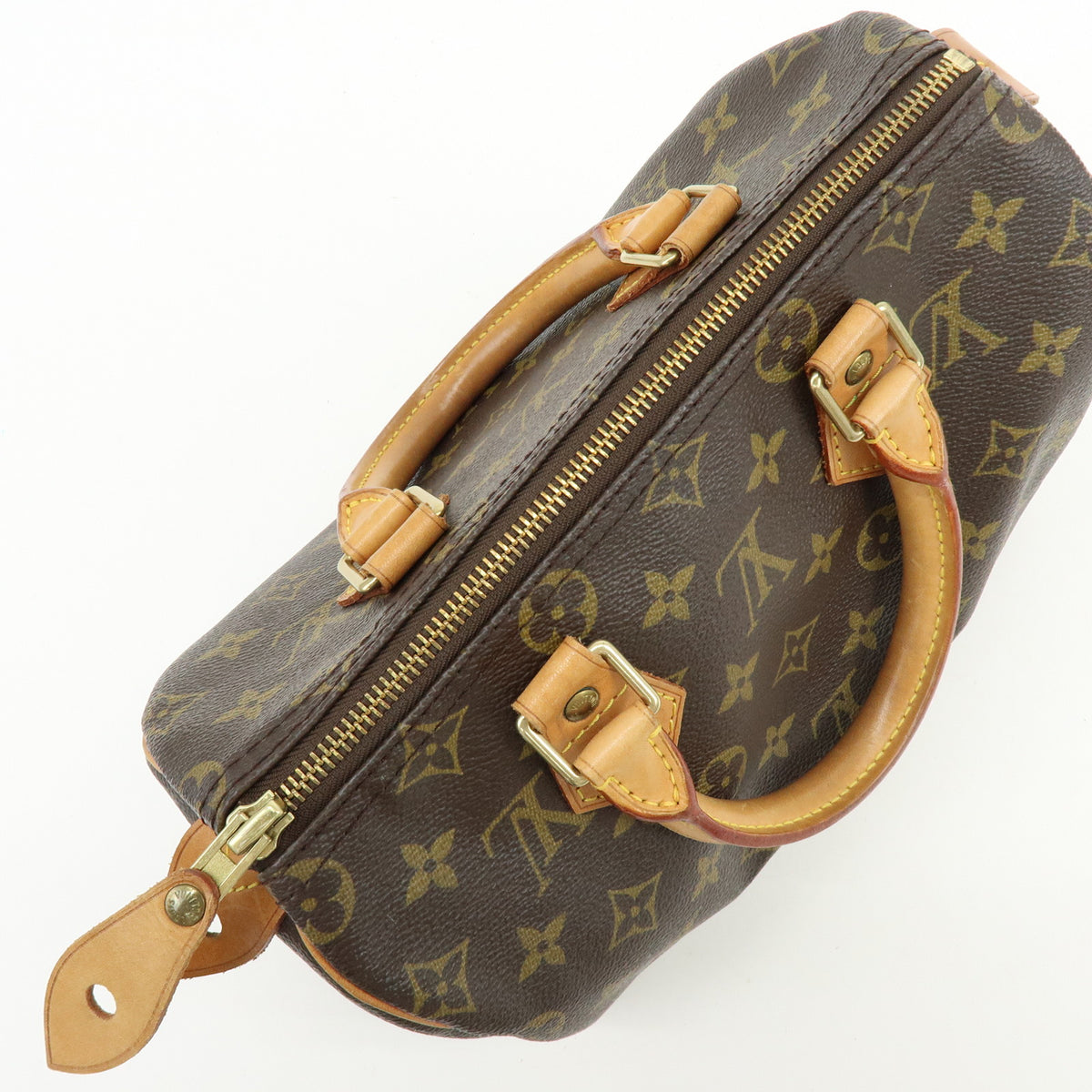 Louis Vuitton Monogram Speedy 25 Boston Bag Hand Bag Brown M41528