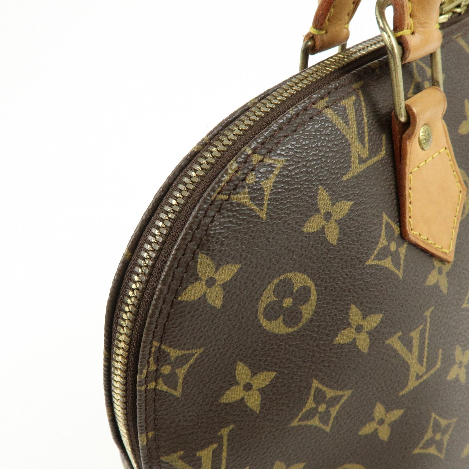 Louis Vuitton Monogram Canvas Alma Hand Bag Brown M51130