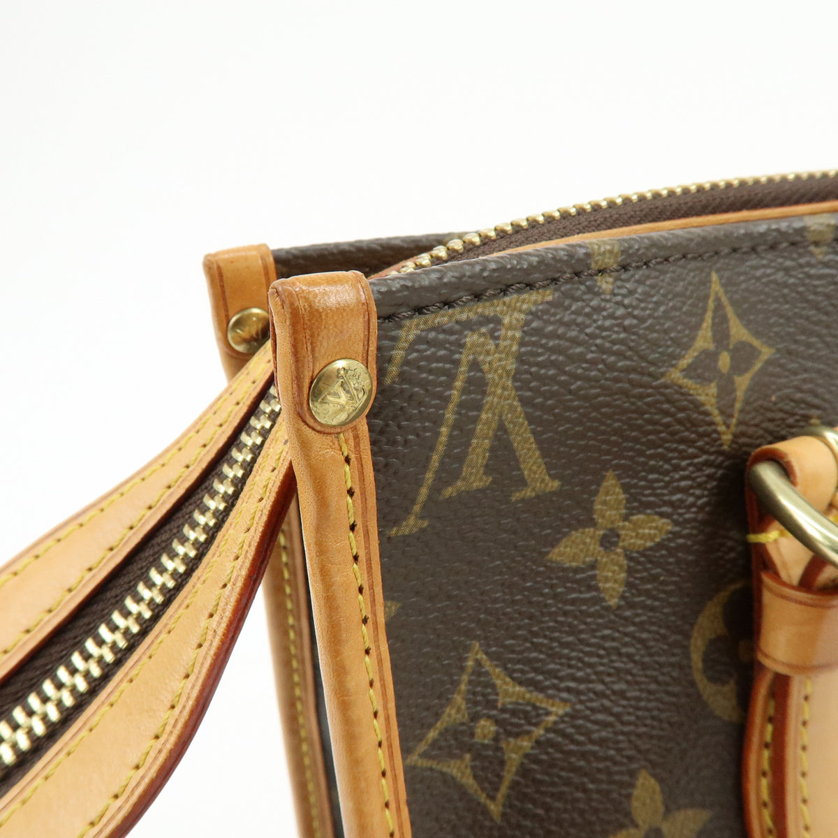 Louis Vuitton Monogram Popincourt Haut Shoulder Bag Brown M40007