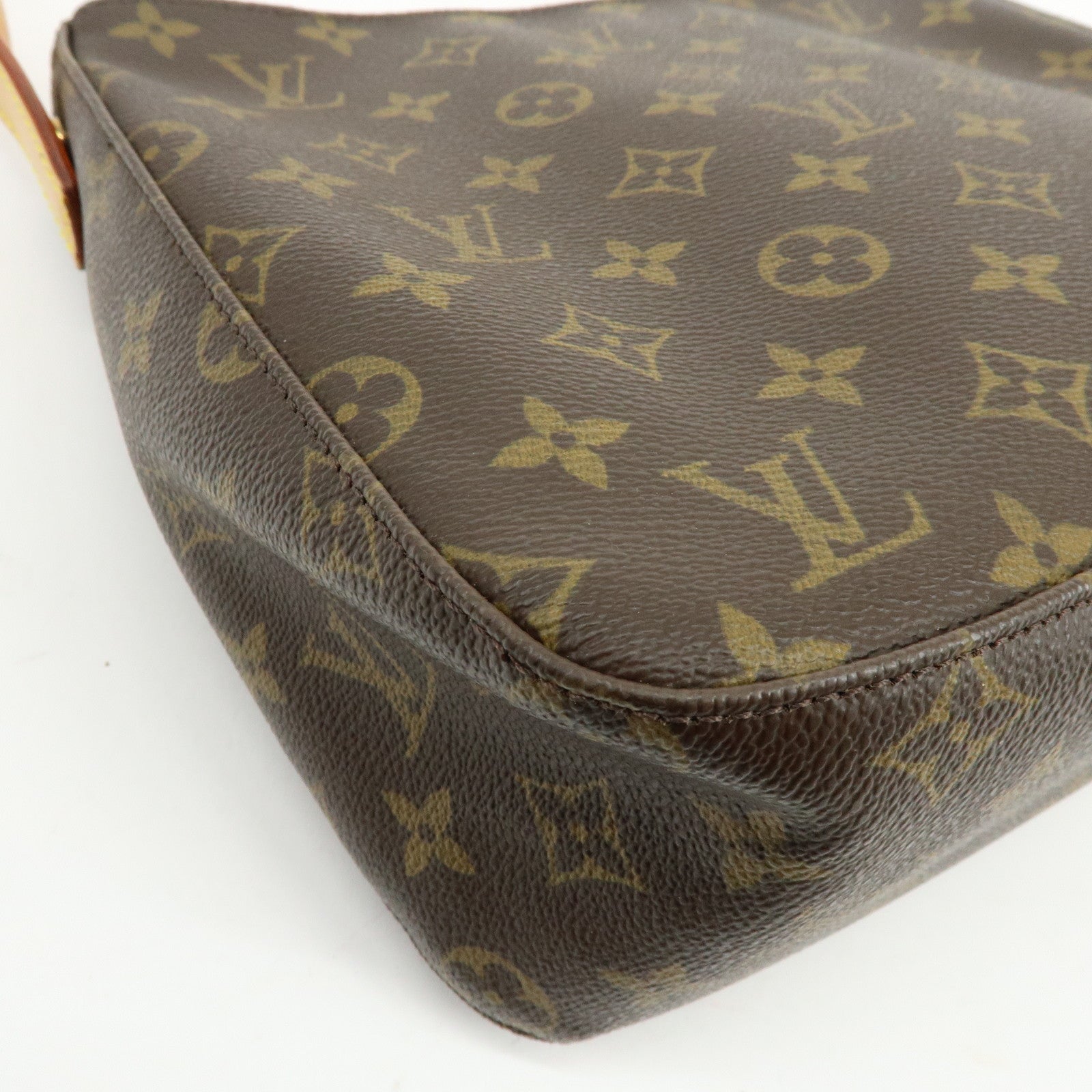 Louis Vuitton Monogram Looping MM Canvas Shoulder Bag Hand Bag M51146