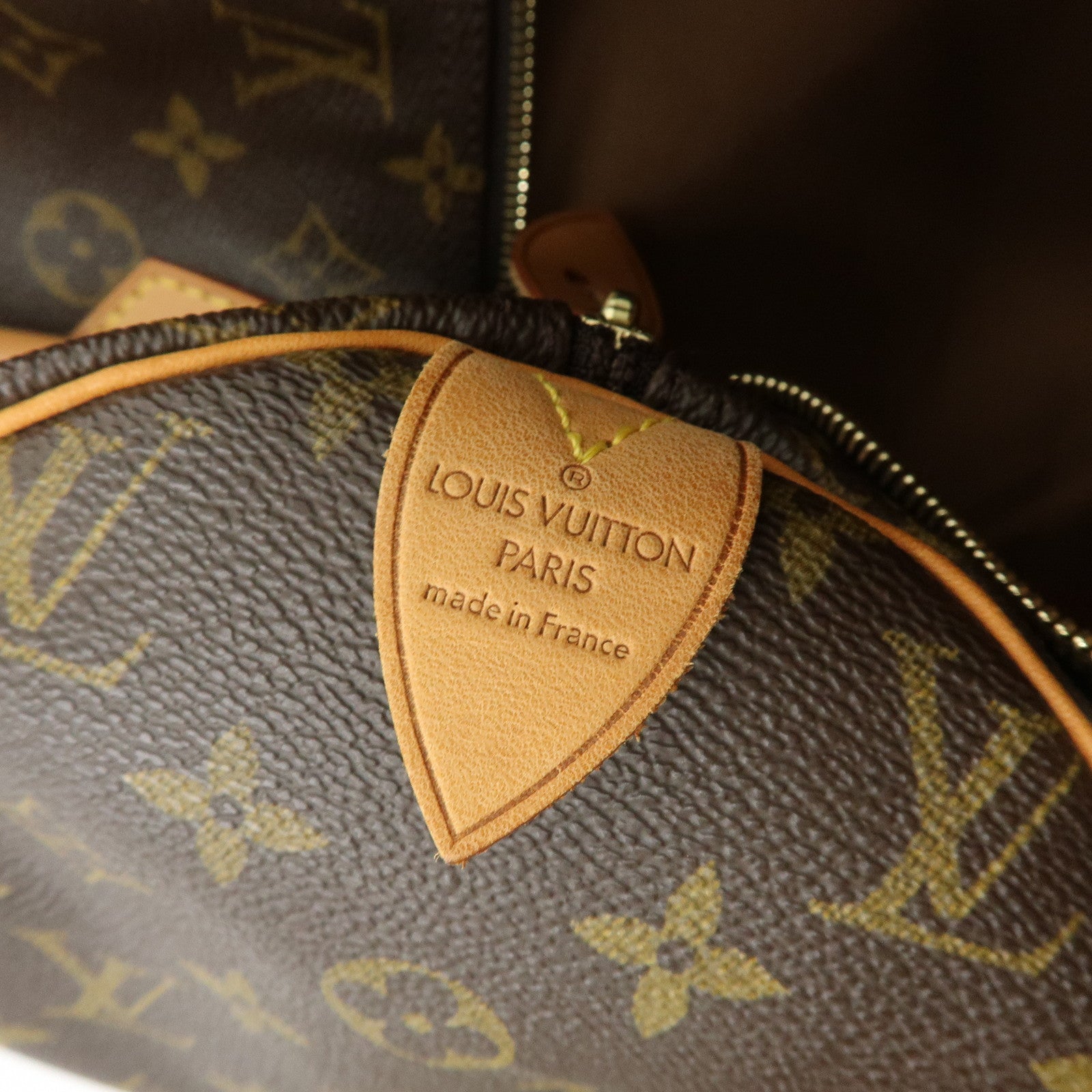 Louis Vuitton Monogram Speedy 40 Hand Bag Boston Bag Brown M41522