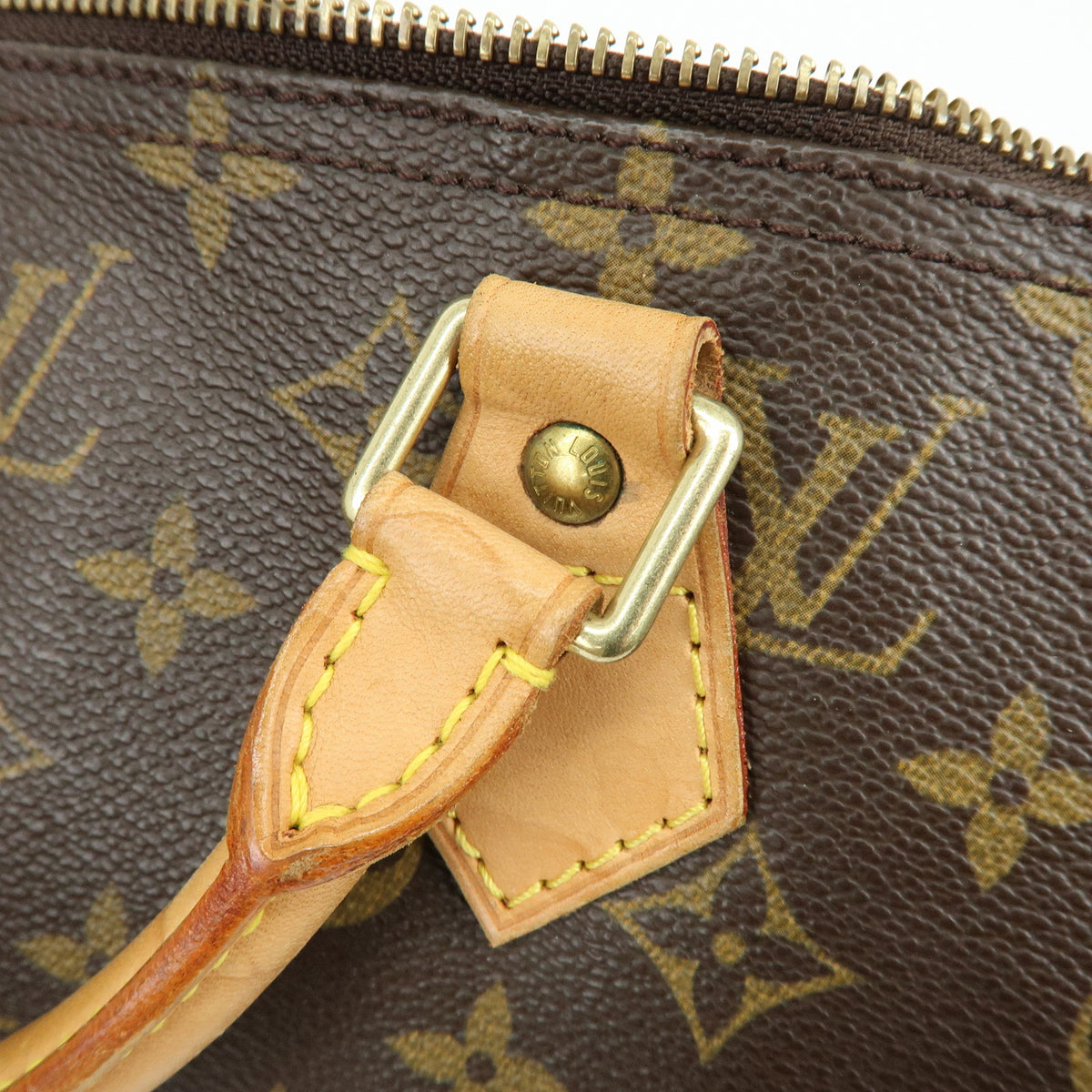 Louis Vuitton Monogram Speedy 40 Hand Bag Boston Bag Brown M41522