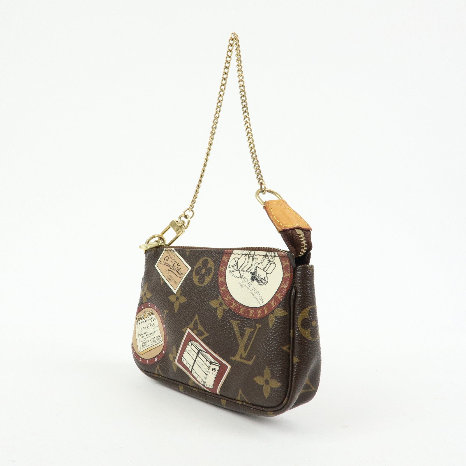 Louis Vuitton Monogram Mini Pochette Accessoire Patch Brown M95804