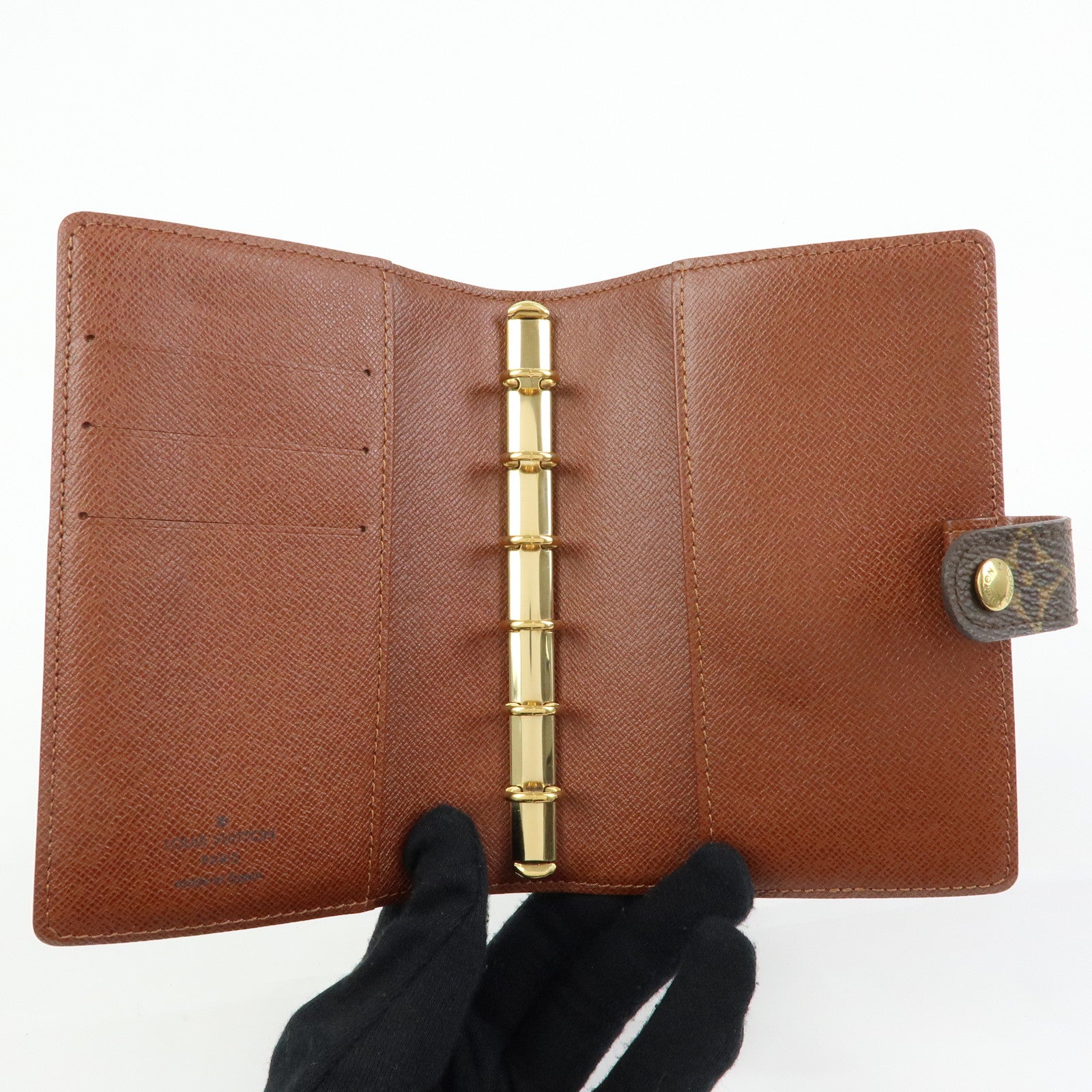 Louis Vuitton Monogram Agenda PM Planner Cover Brown R20005