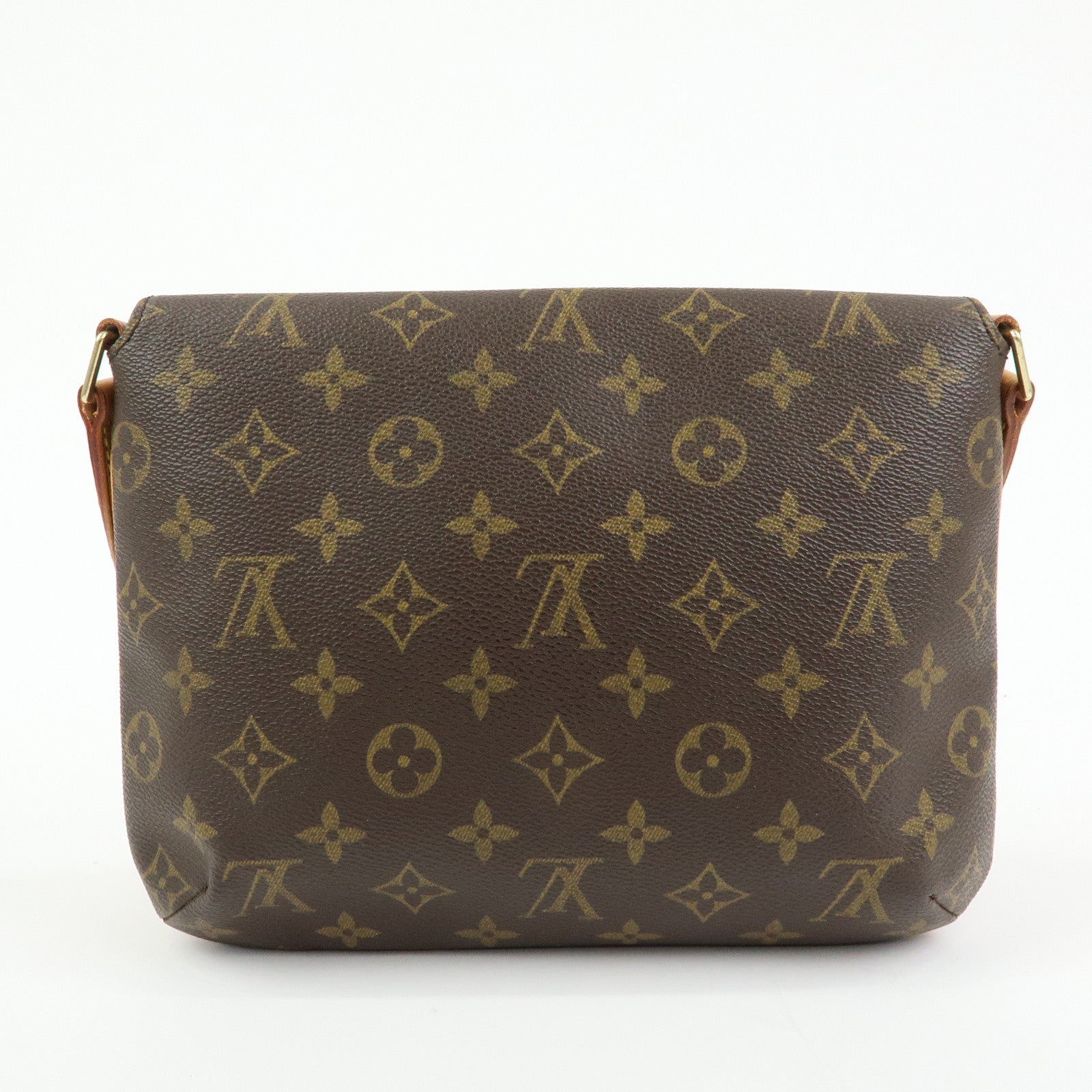 Louis Vuitton Monogram Musette Tango Short Shoulder Bag Brown M51257