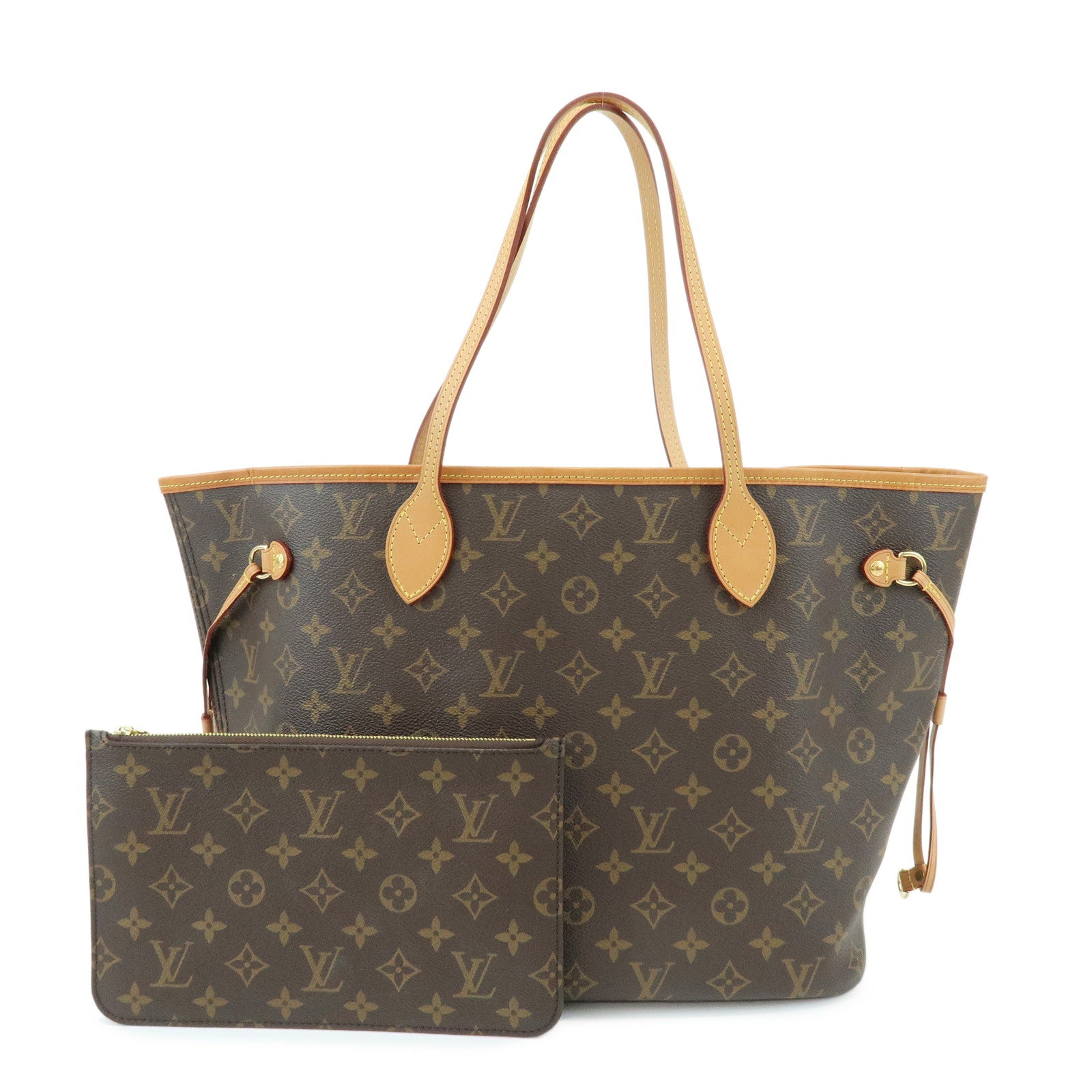 Louis Vuitton Monogram Neverfull MM Tote Bag Shoulder Bag Brown M40995