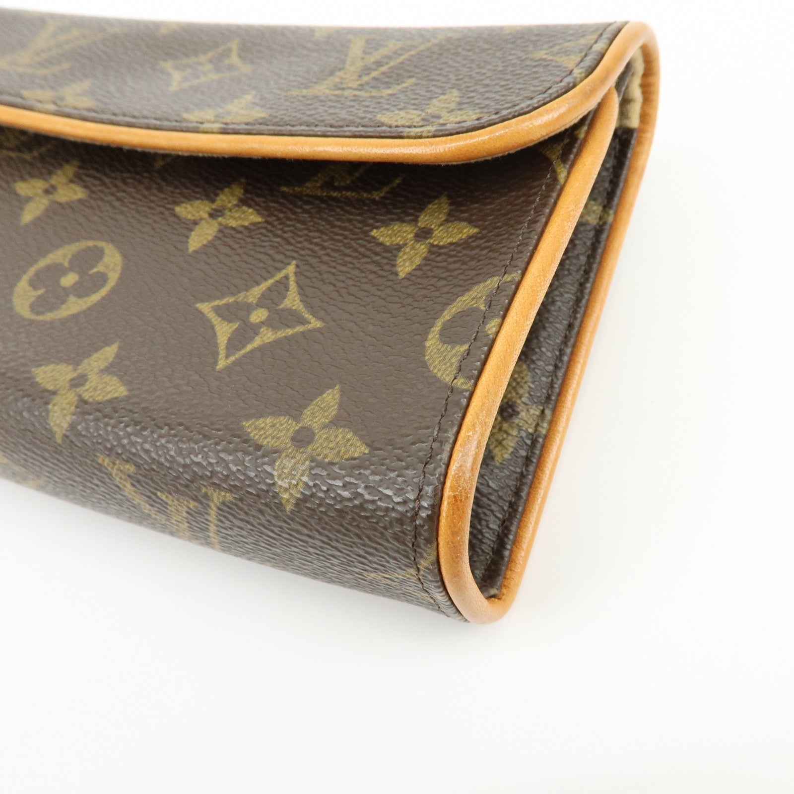 Louis Vuitton Monogram Pochette Florentine Waist Bag Belt XS M51855
