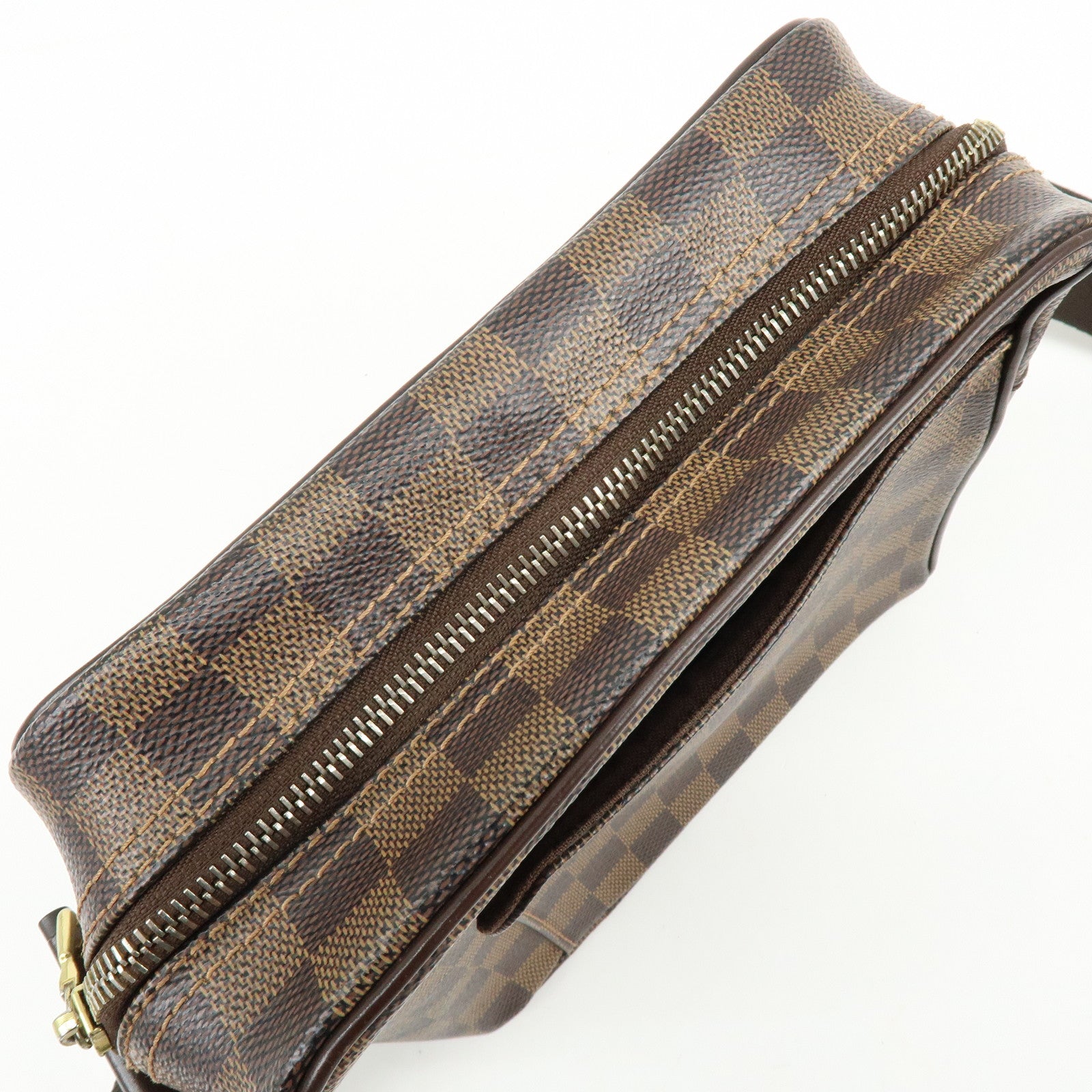 Louis Vuitton Damier Olaf PM Crossbody Shoulder Bag Brown N41442