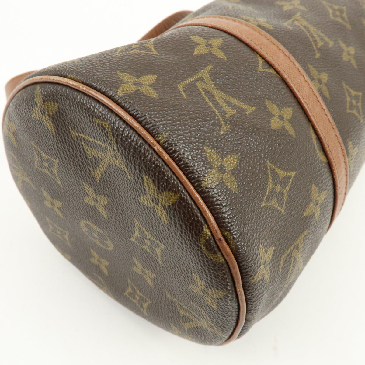 Louis Vuitton Monogram Papillon 30 Hand Bag Brown M51365