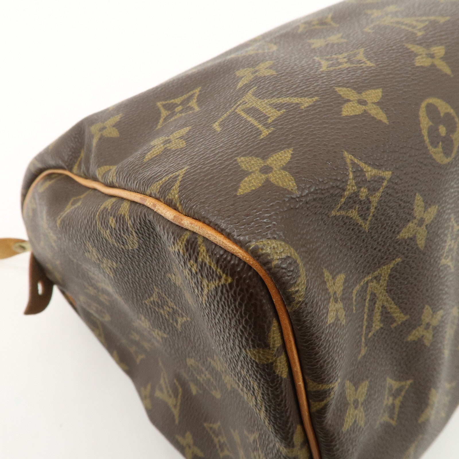 Louis Vuitton Monogram Speedy 30 Hand Bag Boston Bag M41526 Used