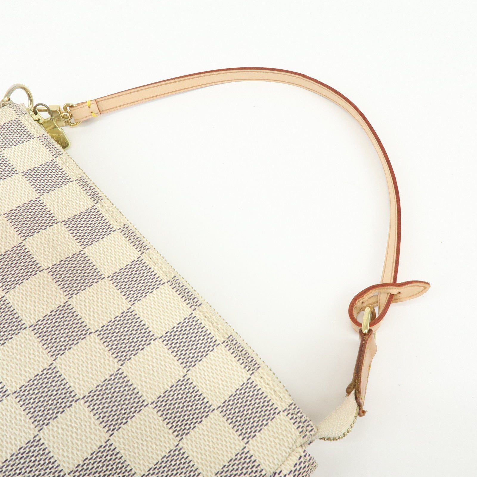 Louis Vuitton Damier Azur Pochette Accessoires Hand Bag Pouch N41207