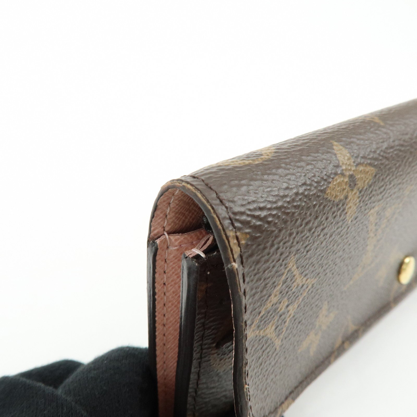 Louis Vuitton Monogram Portefeuille Emilie Long Wallet Brown M61289