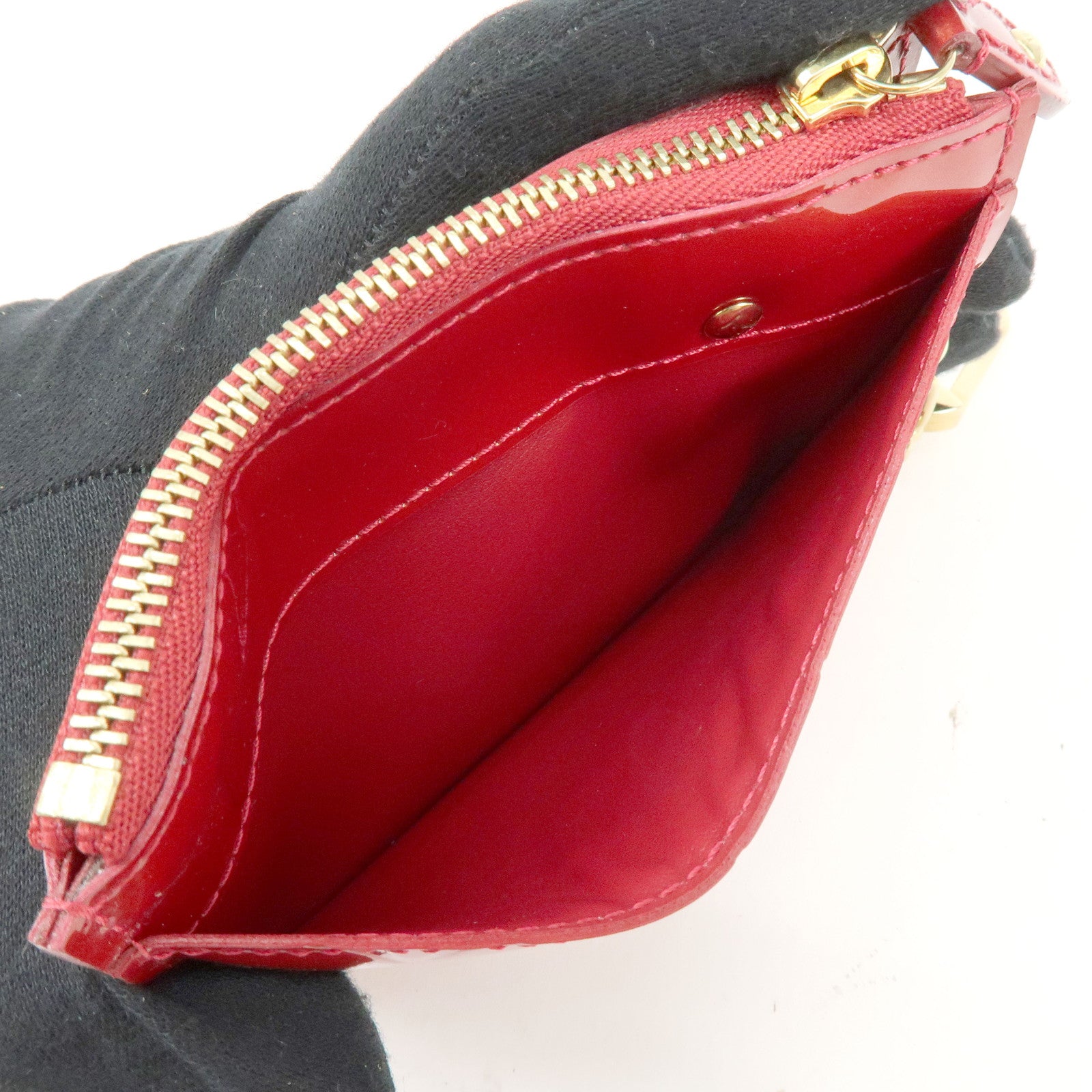 Louis Vuitton Monogram Vernis Pochette Cles NM Coin Case M93559