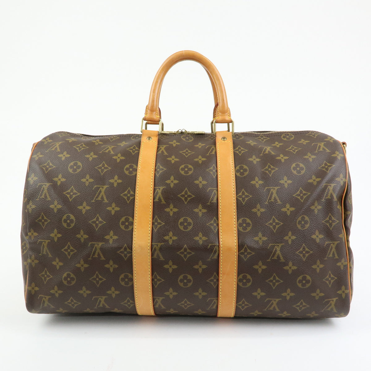 Louis Vuitton Monogram Keep All Bandouliere 45 Boston Bag M41418