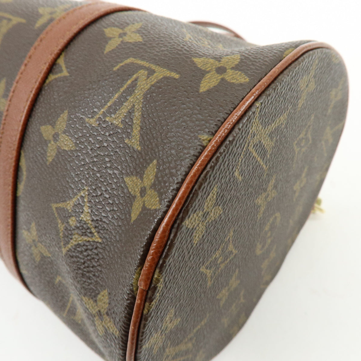 Louis Vuitton Monogram Papillon 30 Hand Bag Brown M51365