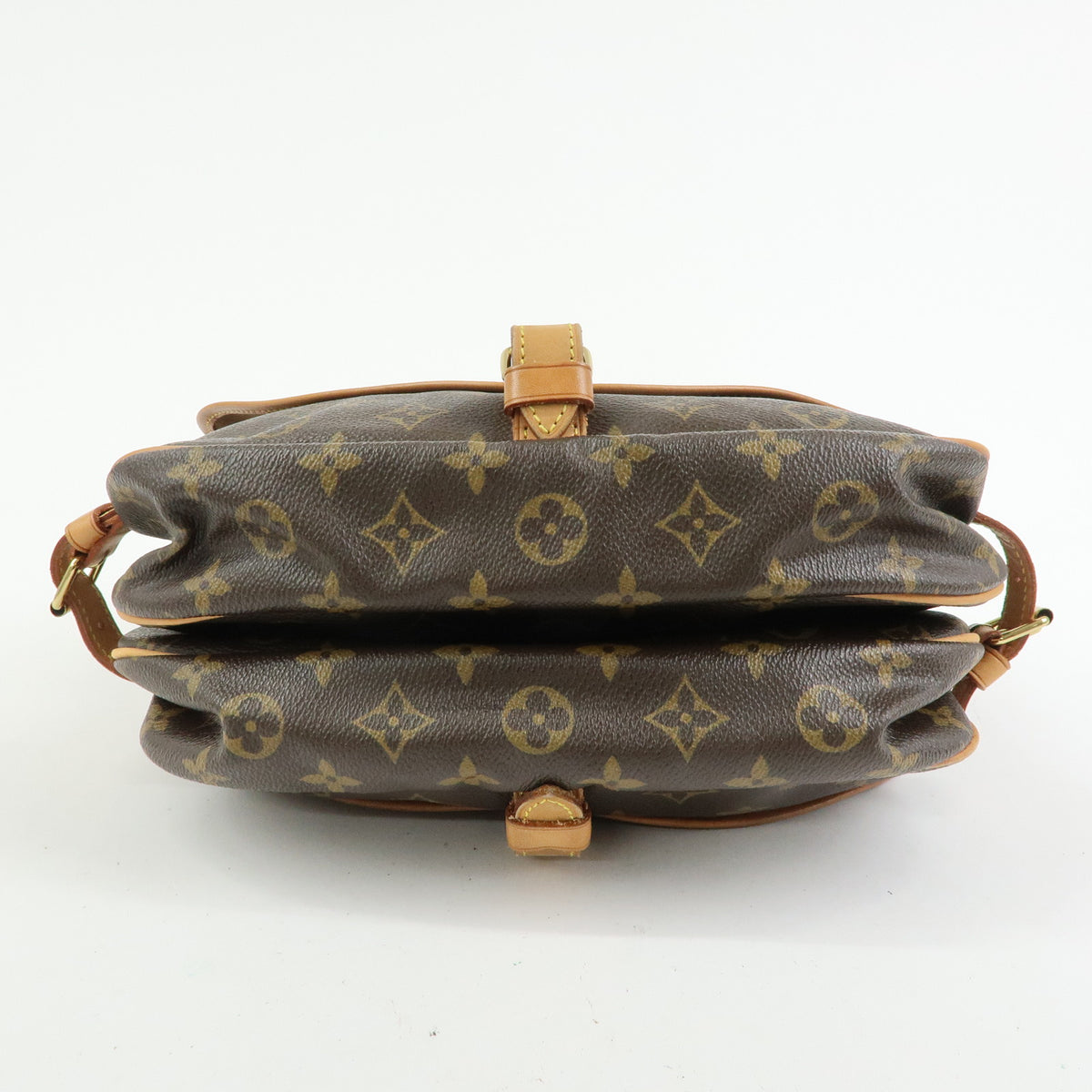 Louis Vuitton Monogram Saumur 30 Canvas Shoulder Bag Brown M42256