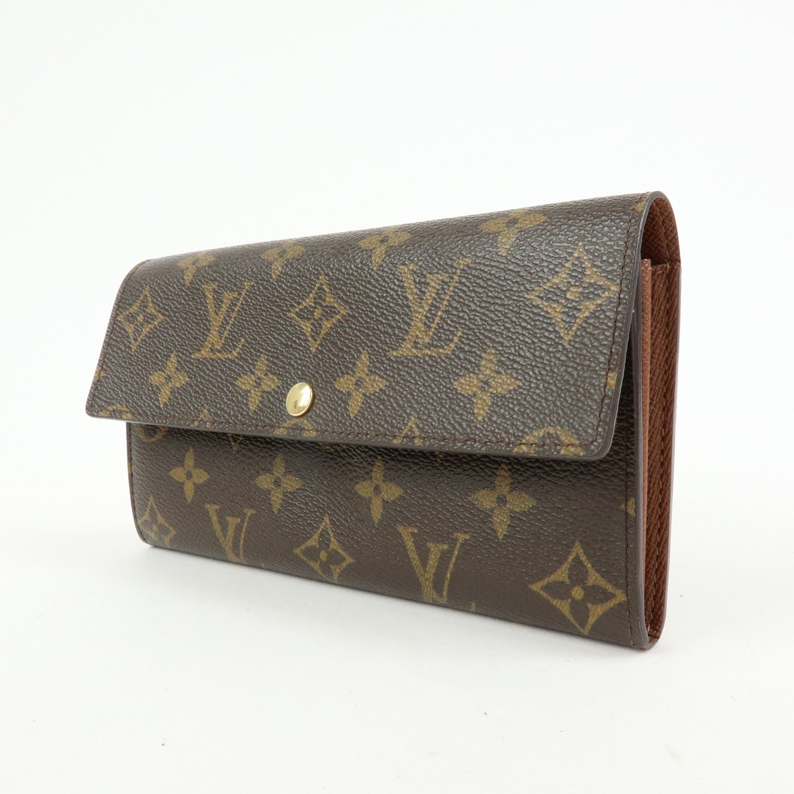 Louis Vuitton Monogram Porte Monnaie Credit Long Wallet M61726