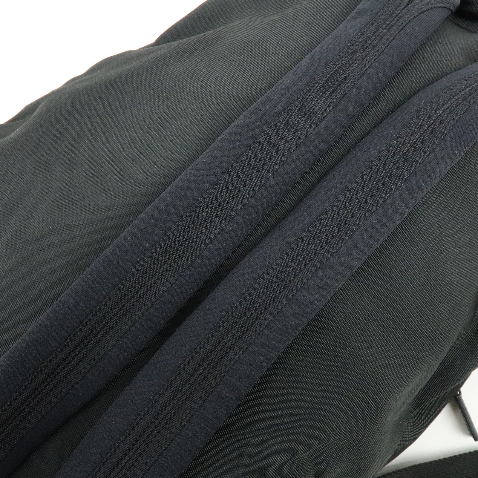 GUCCI Sherry Canvas Leather Backpack Rucksack Black 122349