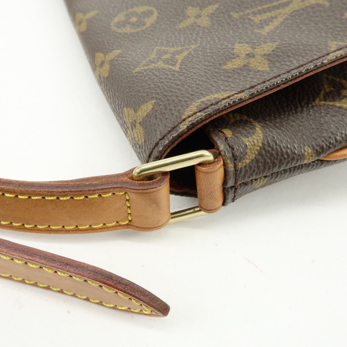 Louis Vuitton Monogram Musette Tango Short Shoulder Bag Brown M51257