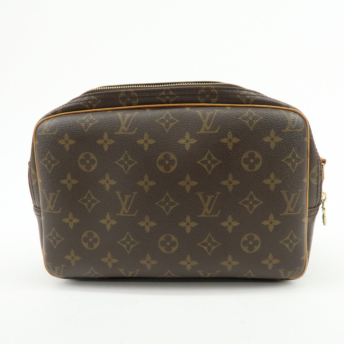 Louis Vuitton Monogram Reporter PM Shoulder Crossbody Bag Brown M45254