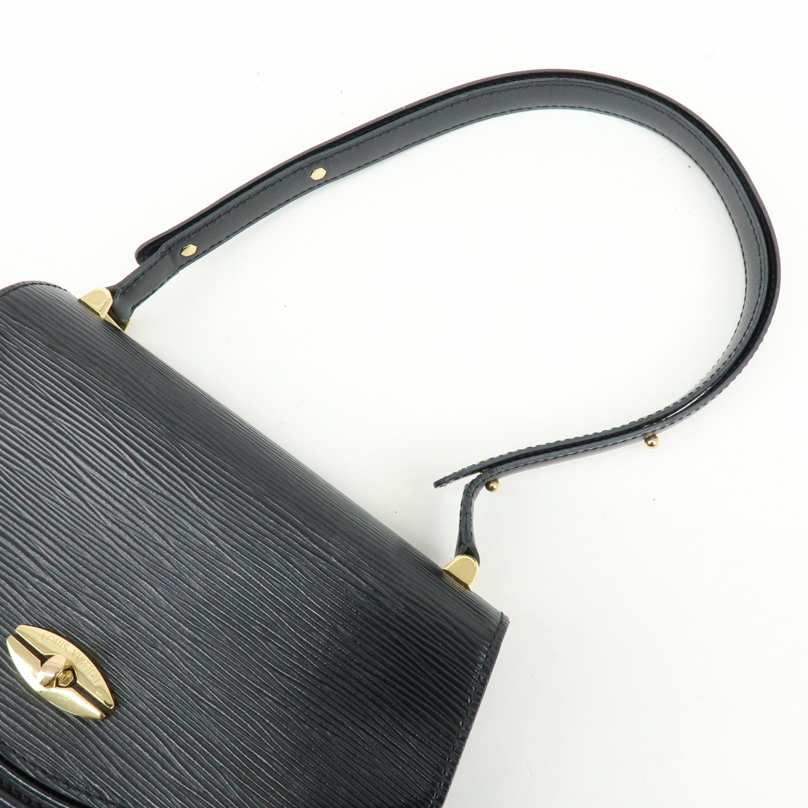 Louis Vuitton Epi Tilsit Shoulder Bag Hand Bag Noir Black M52482