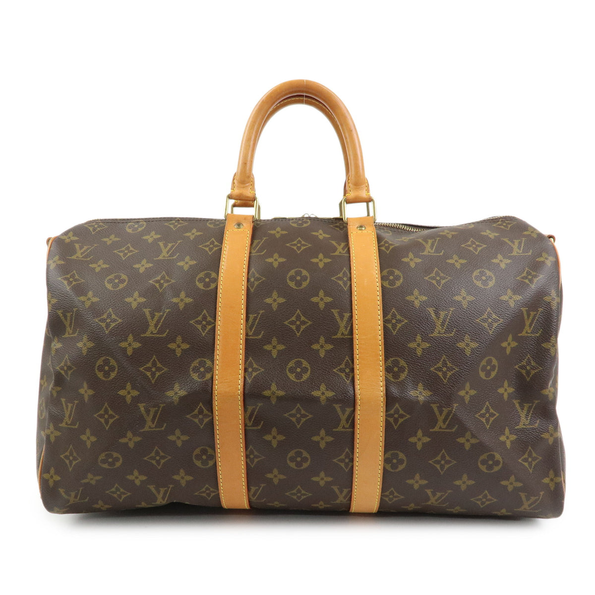 Louis Vuitton Monogram Keep All Bandouliere 45 Boston Bag M41418