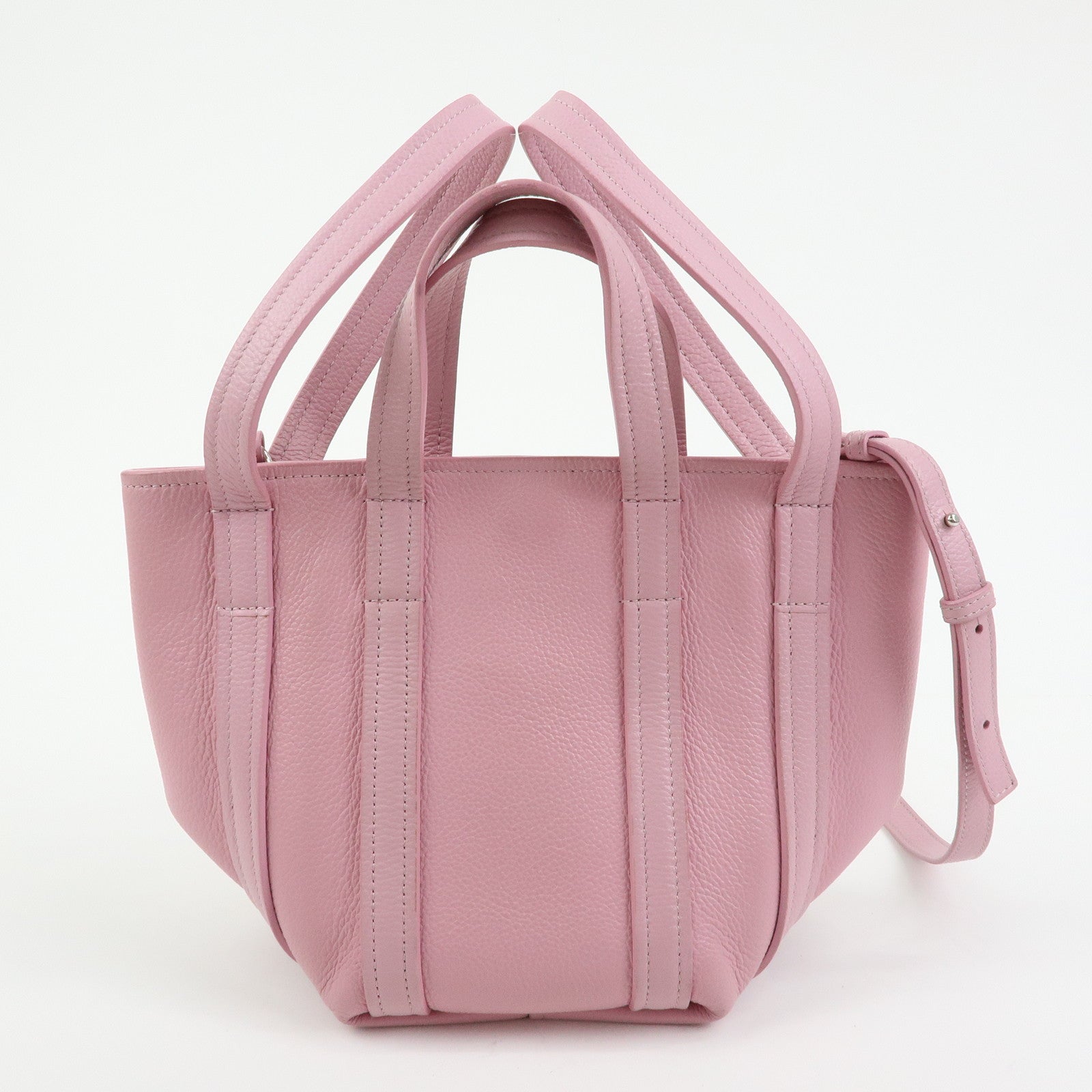 BALENCIAGA Leather EVERYDAY XS 2Way bag Hand Bag Shoulder Bag Pink