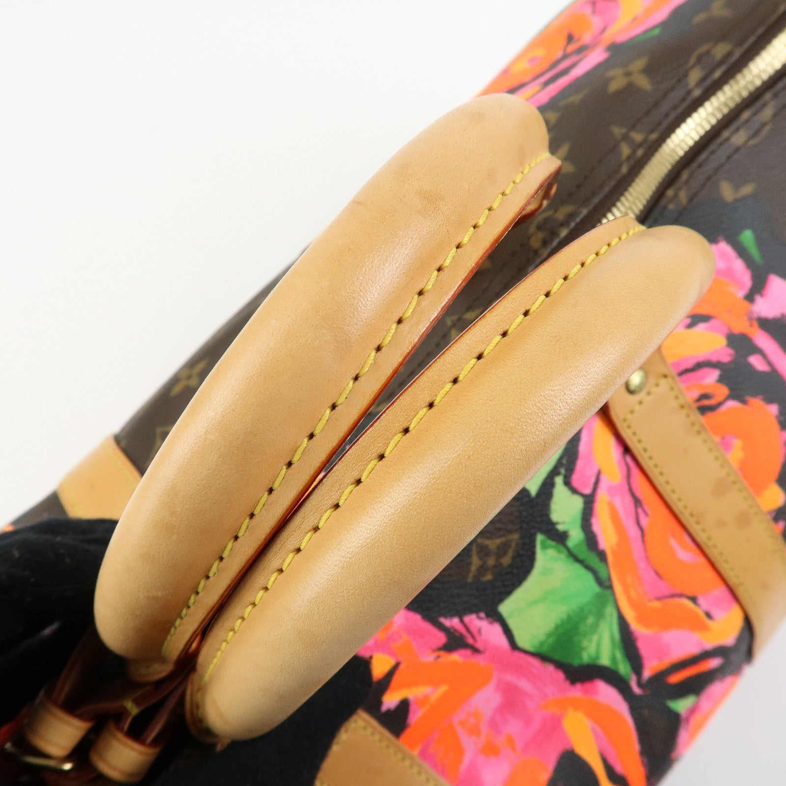 Louis Vuitton Monogram Rose Keep All Bandouliere 50 Boston Bag M48605