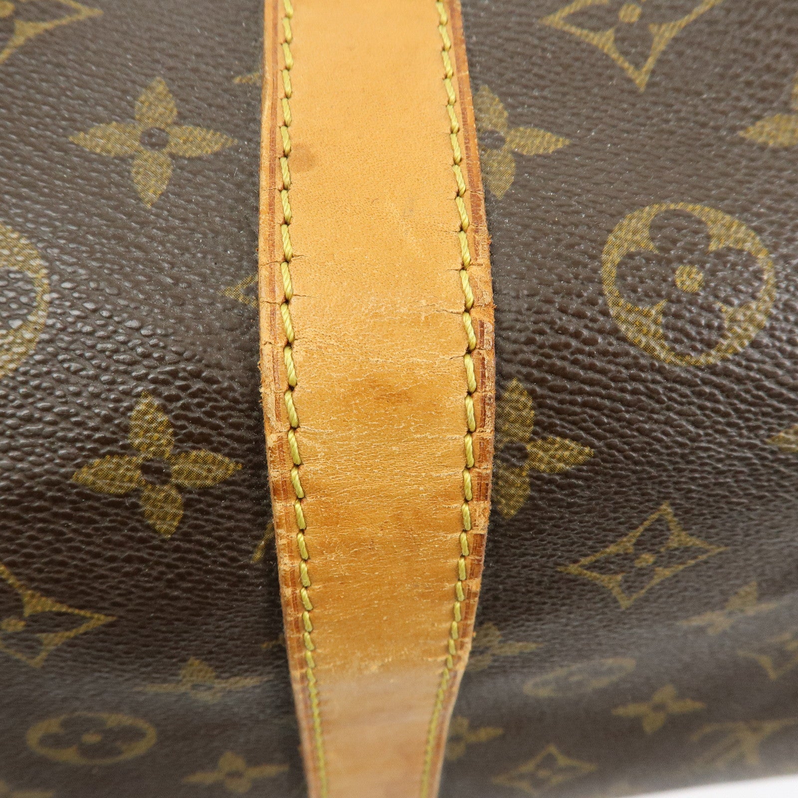Louis Vuitton Monogram Keep All Bandouliere 60 Boston Bag Brown M41412