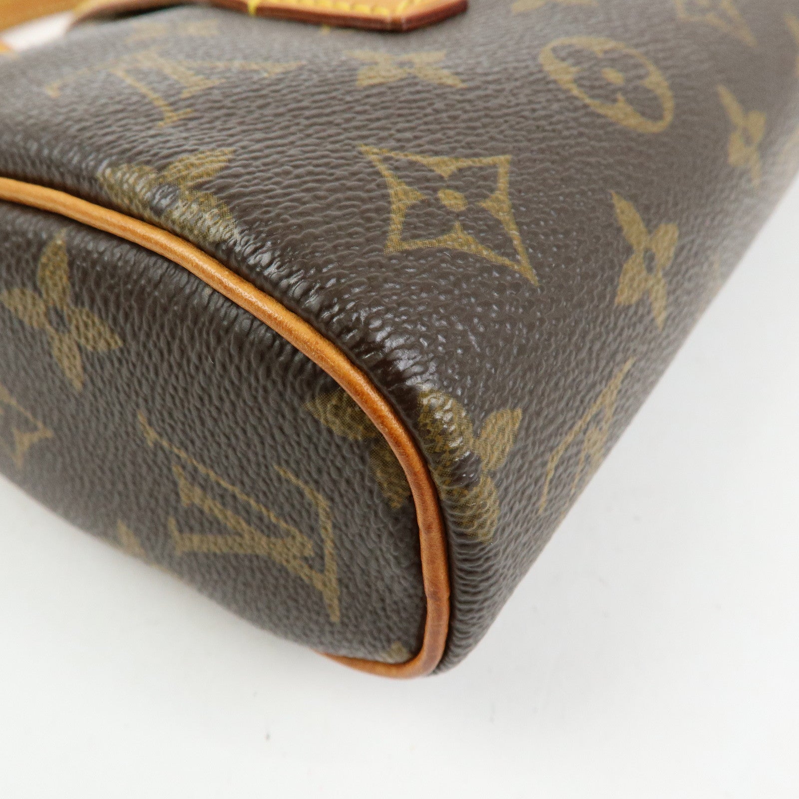 Louis Vuitton Monogram Sonatine Hand Bag Brown M51902