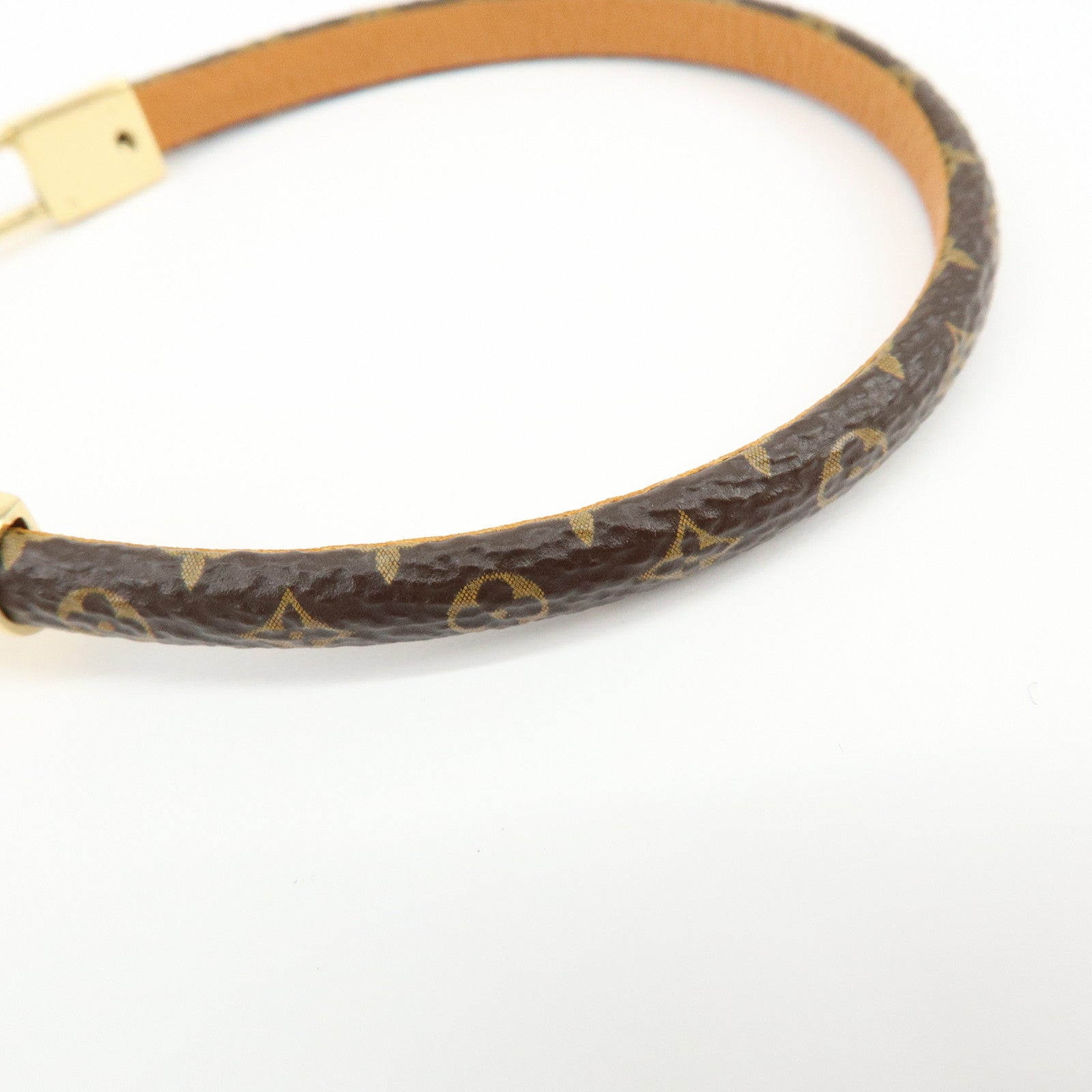 Louis Vuitton Monogram Canvas Vivienne Bracelet Brown M6773E