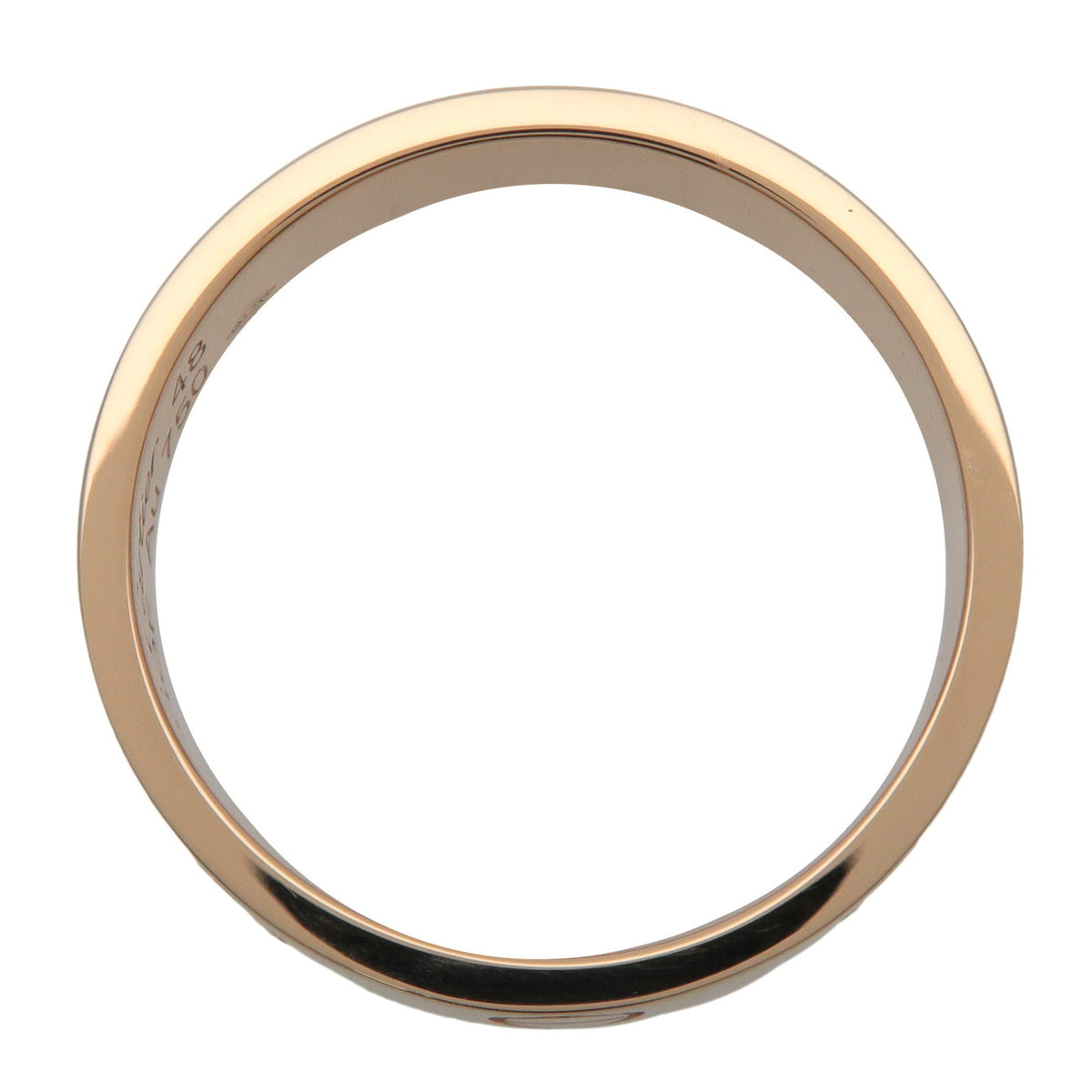 Cartier Mini Love Ring K18 750YG Yellow Gold #48 US4.5 EU48 HK9.5