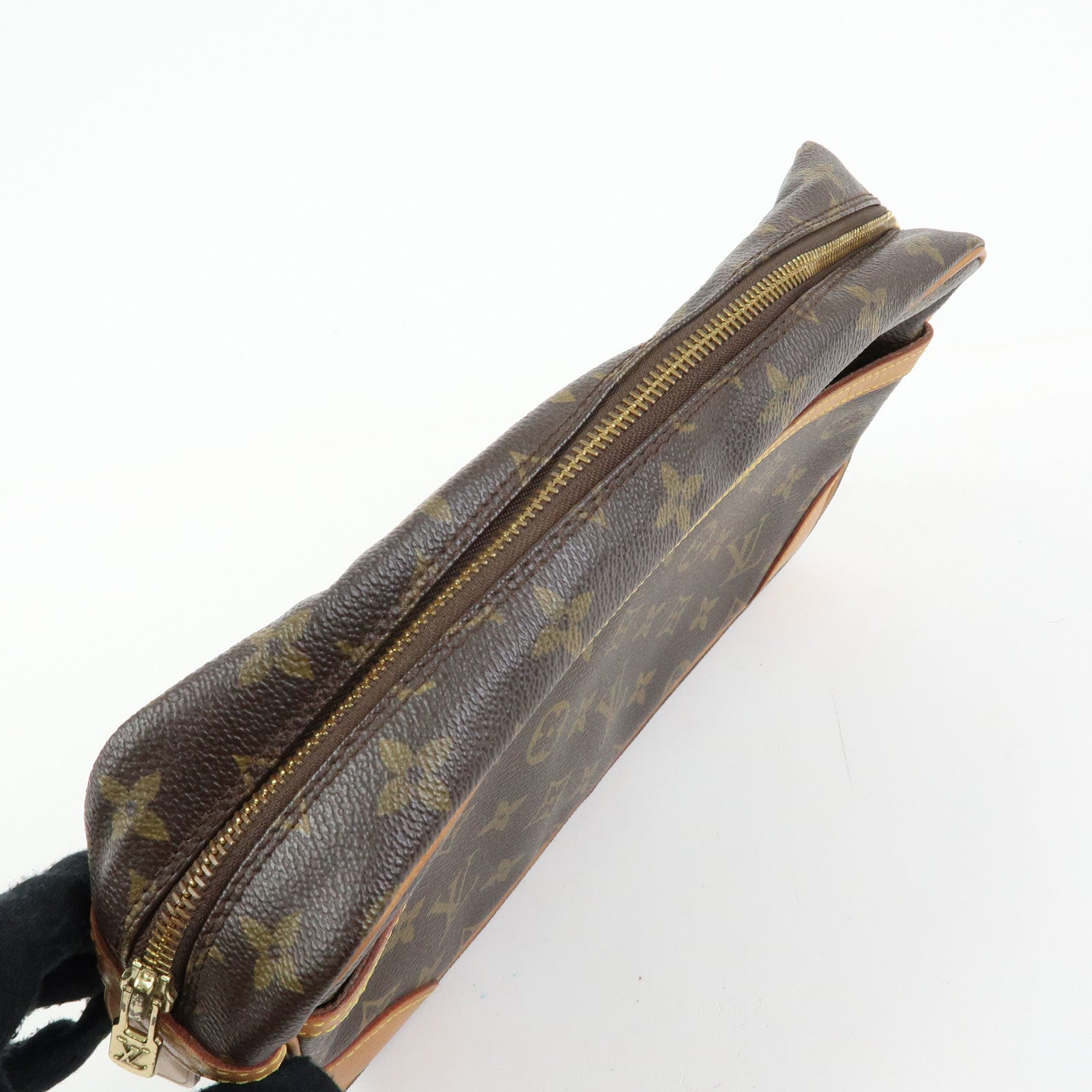 Louis Vuitton Monogram Compiegne 23 Pouch Clutch Bag Brown M51845