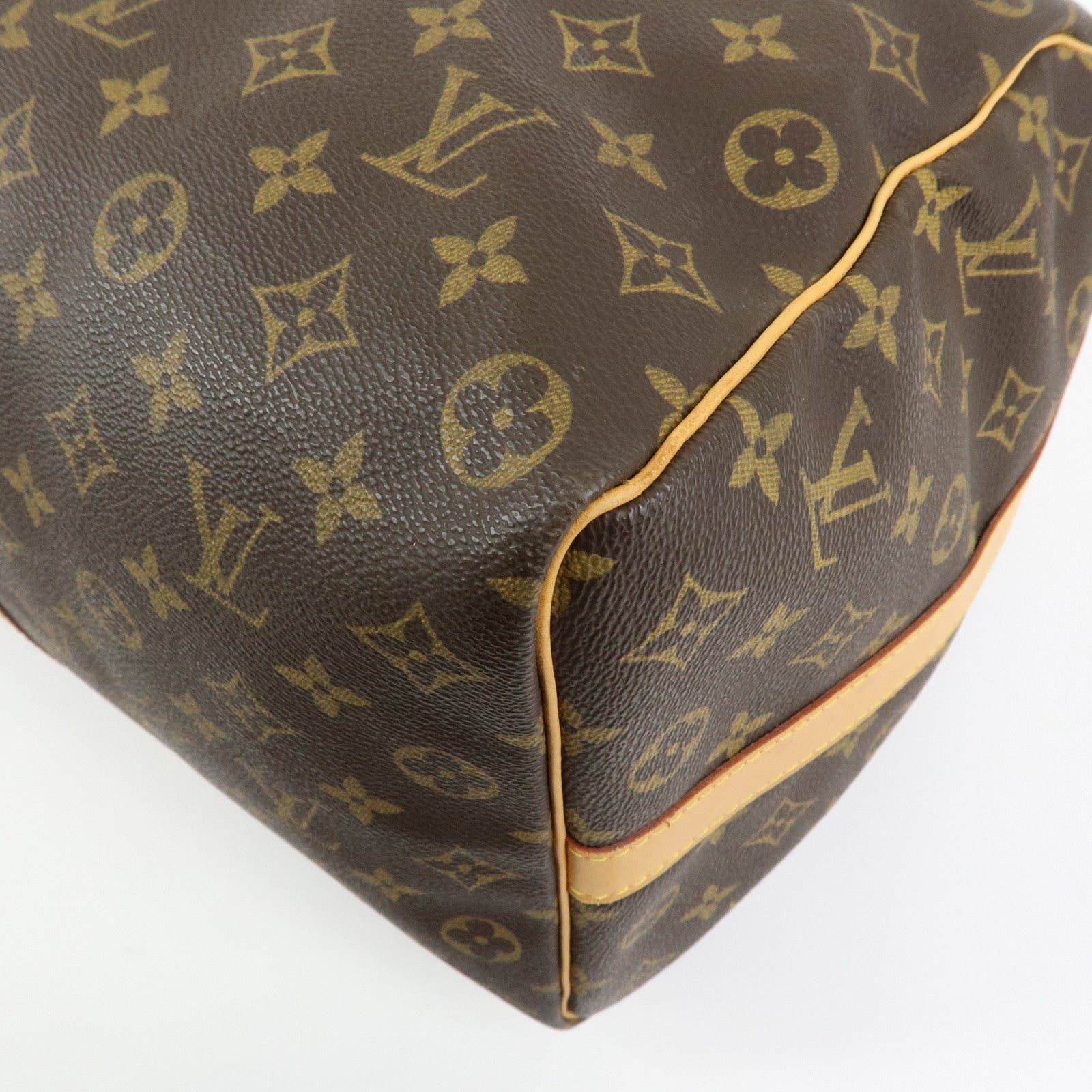 Louis Vuitton Monogram Keep All 50 Bandouliere Boston Bag Brown M41416