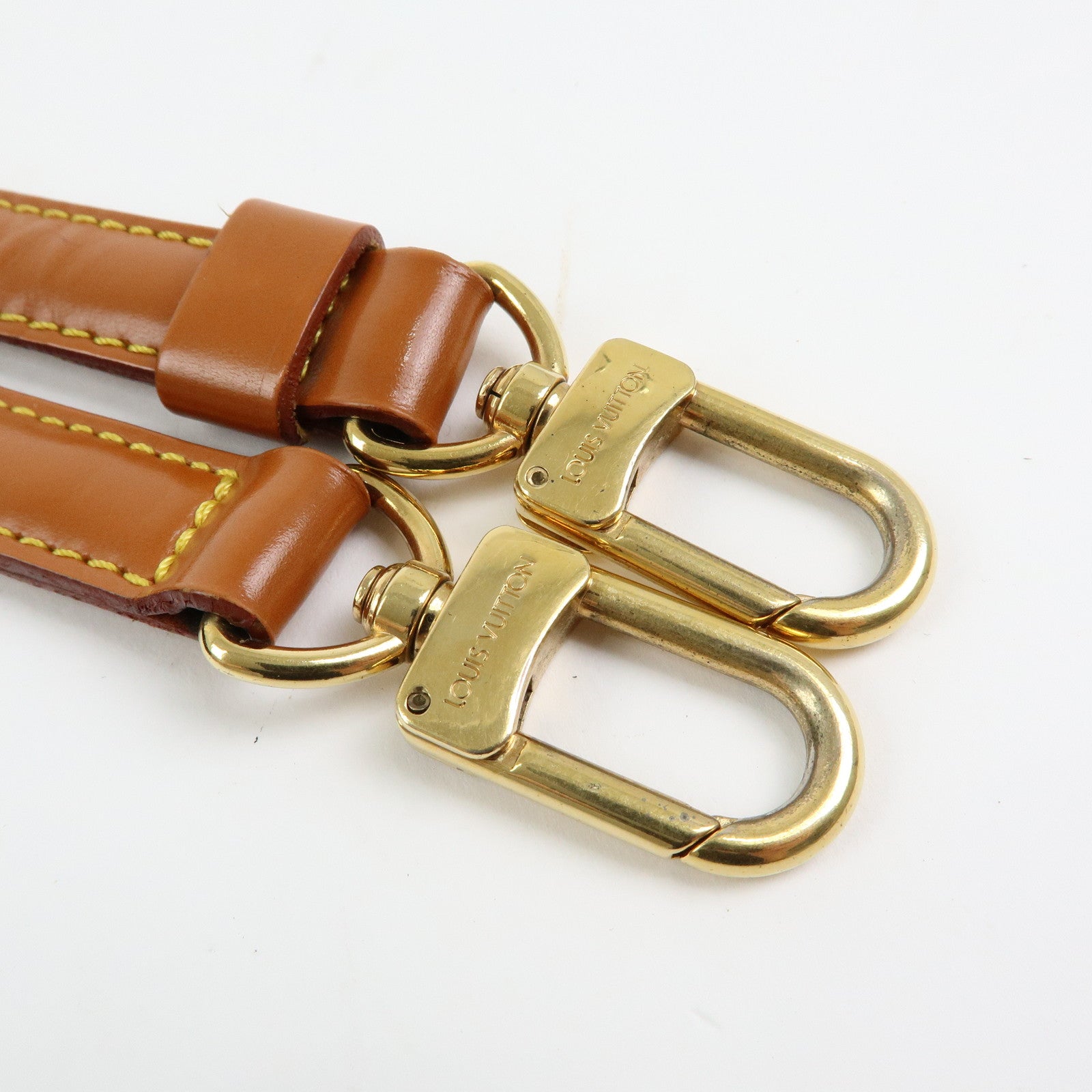 Louis Vuitton Adjustable Leather Shoulder Strap For Epi Bag Zipang Gold