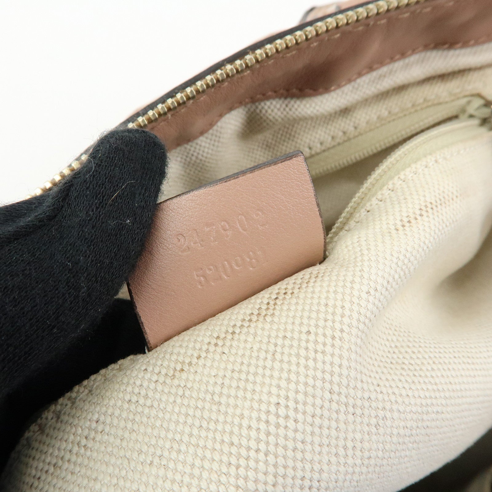 GUCCI Sukey Interlocking G Leather 2Way Shoulder Hand Bag 247902