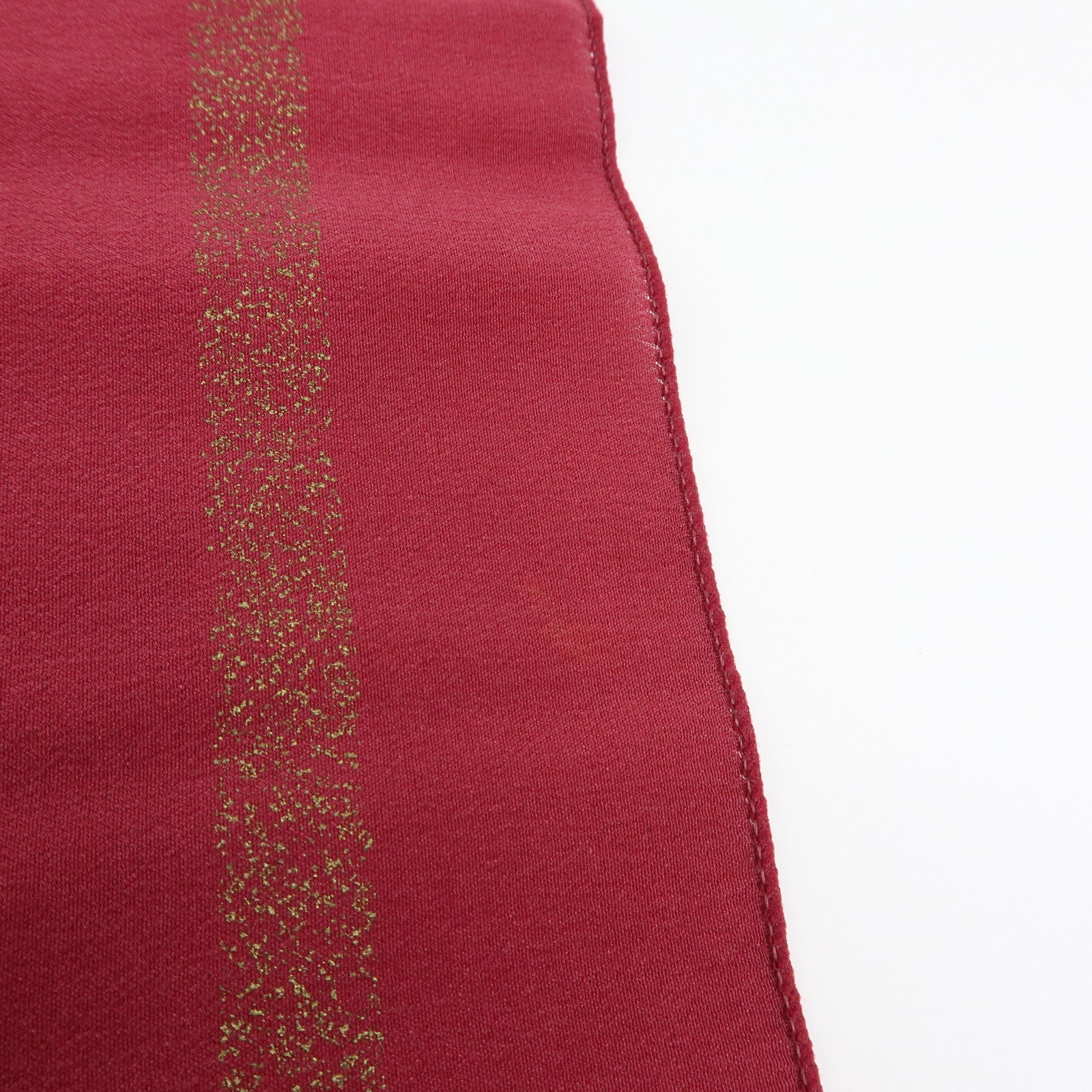 BALENCIAGA Silk 100% Scarf Floral Design Wine Red Yellow Blue