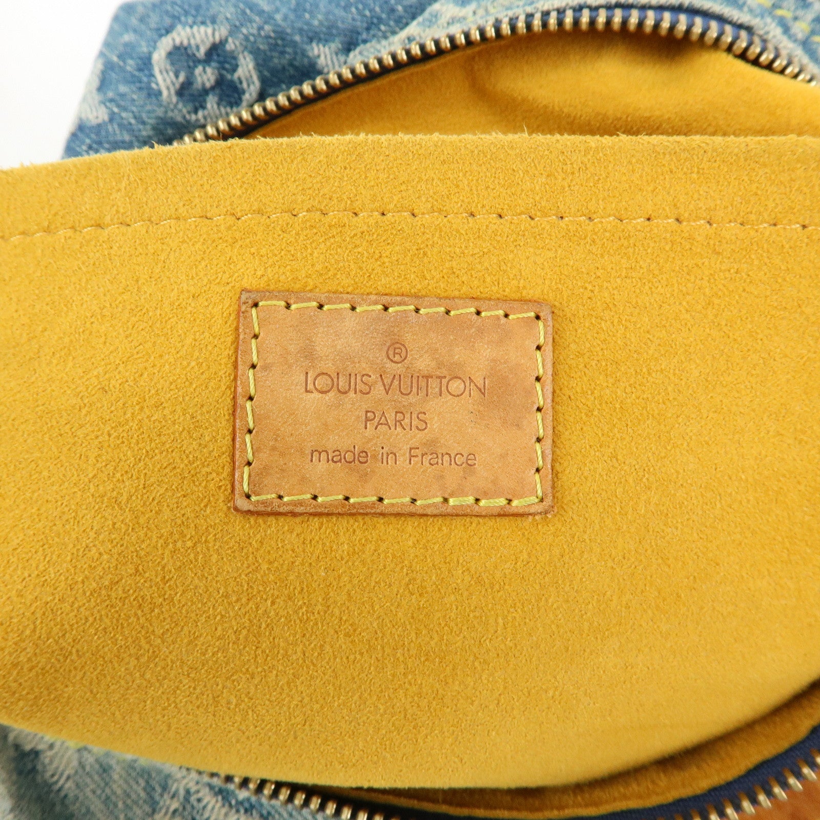 Louis Vuitton Monogram Denim Baggy PM 2Way Bag Shoulder Bag M95049