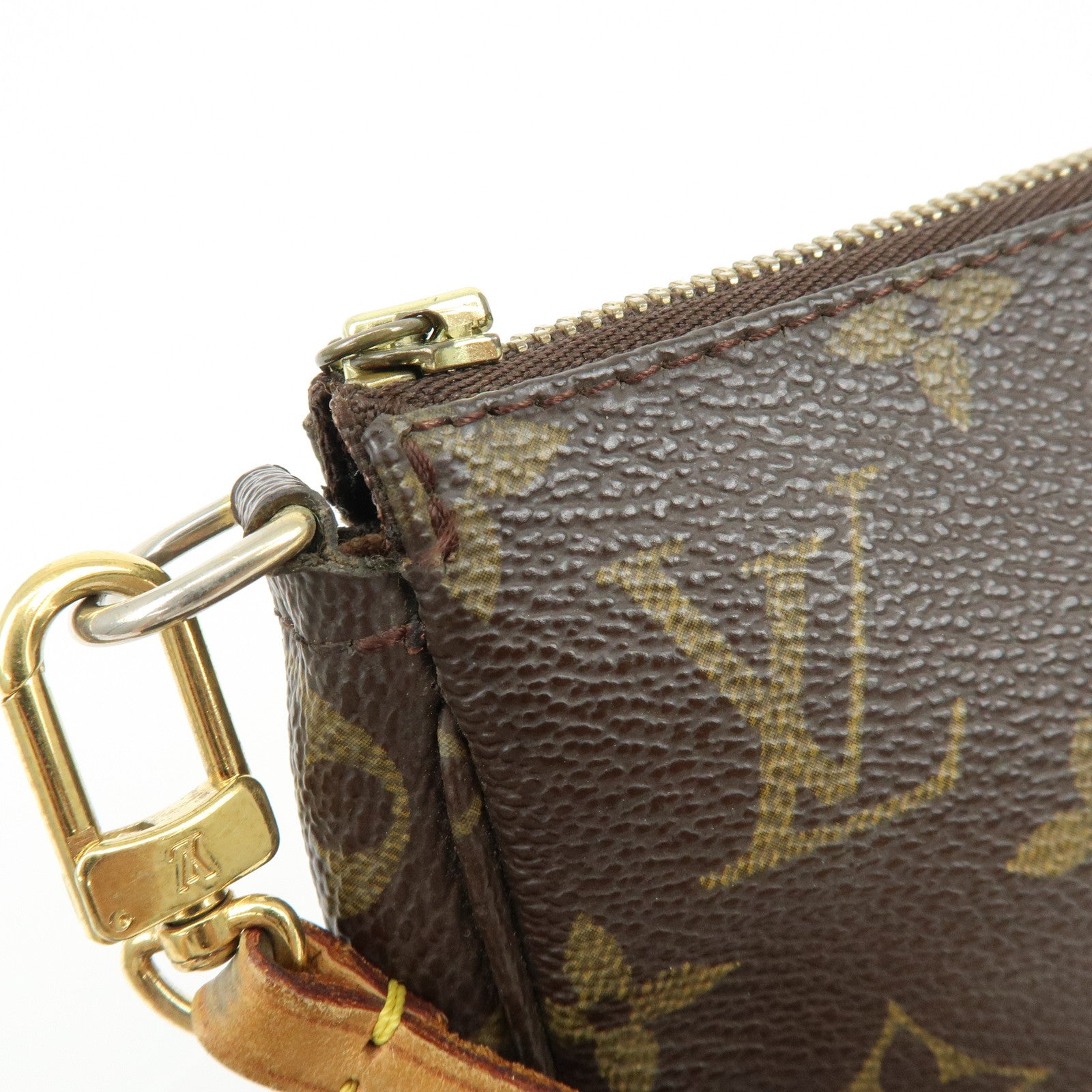 Louis Vuitton Monogram Pochette Accessoires Pouch Hand Bag M51980