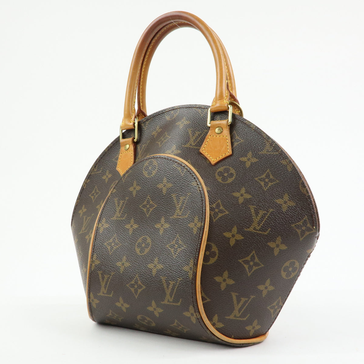 Louis Vuitton Monogram Ellipse PM Hand Bag Brown M51127