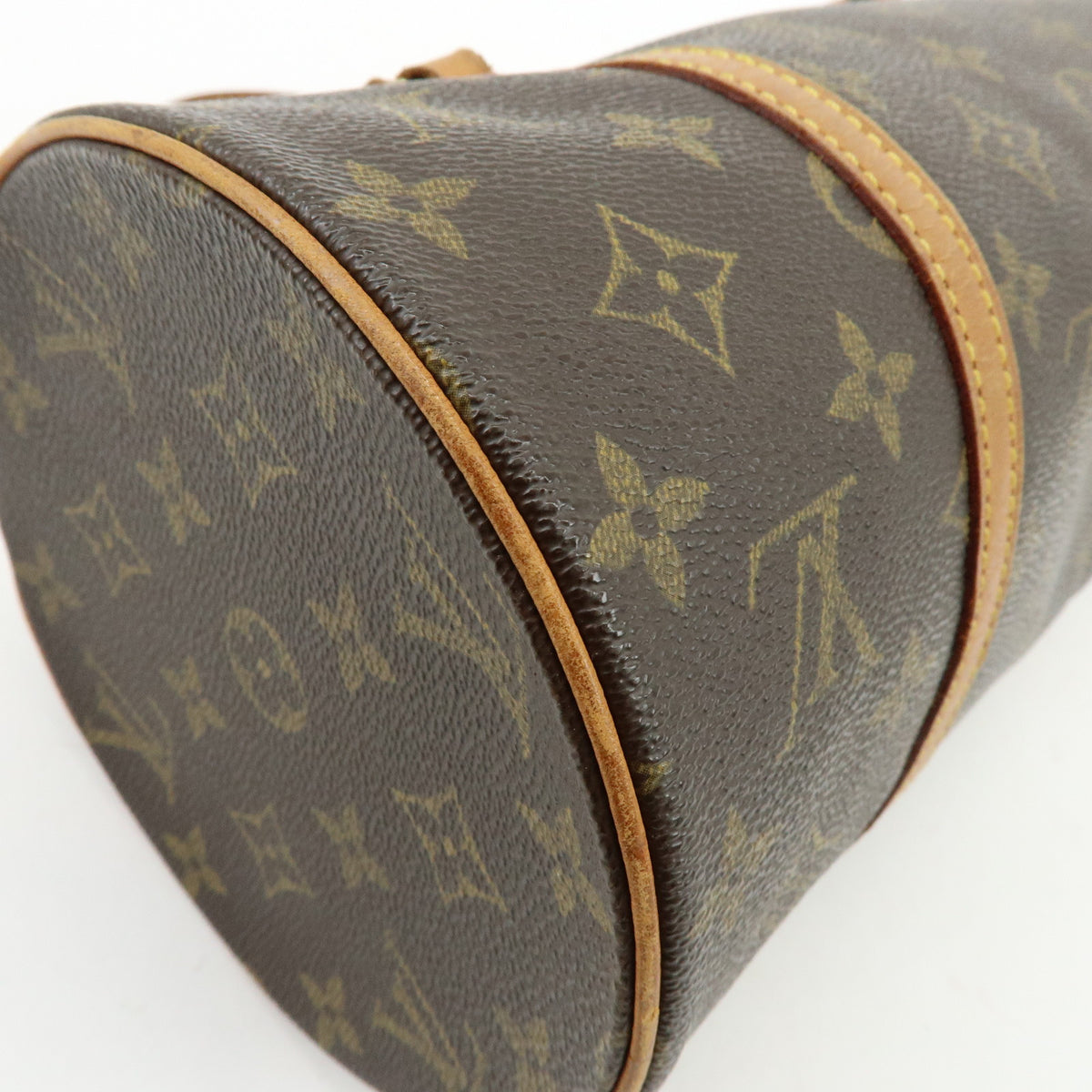 Louis Vuitton Monogram Papillon 30 Hand Bag Brown M51385