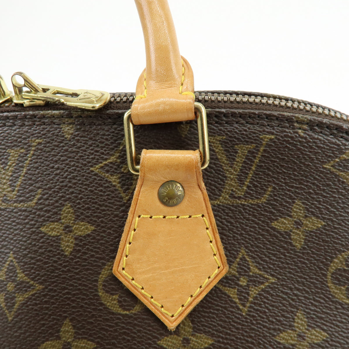 Louis Vuitton Monogram Alma PM Hand Bag Brown M51130