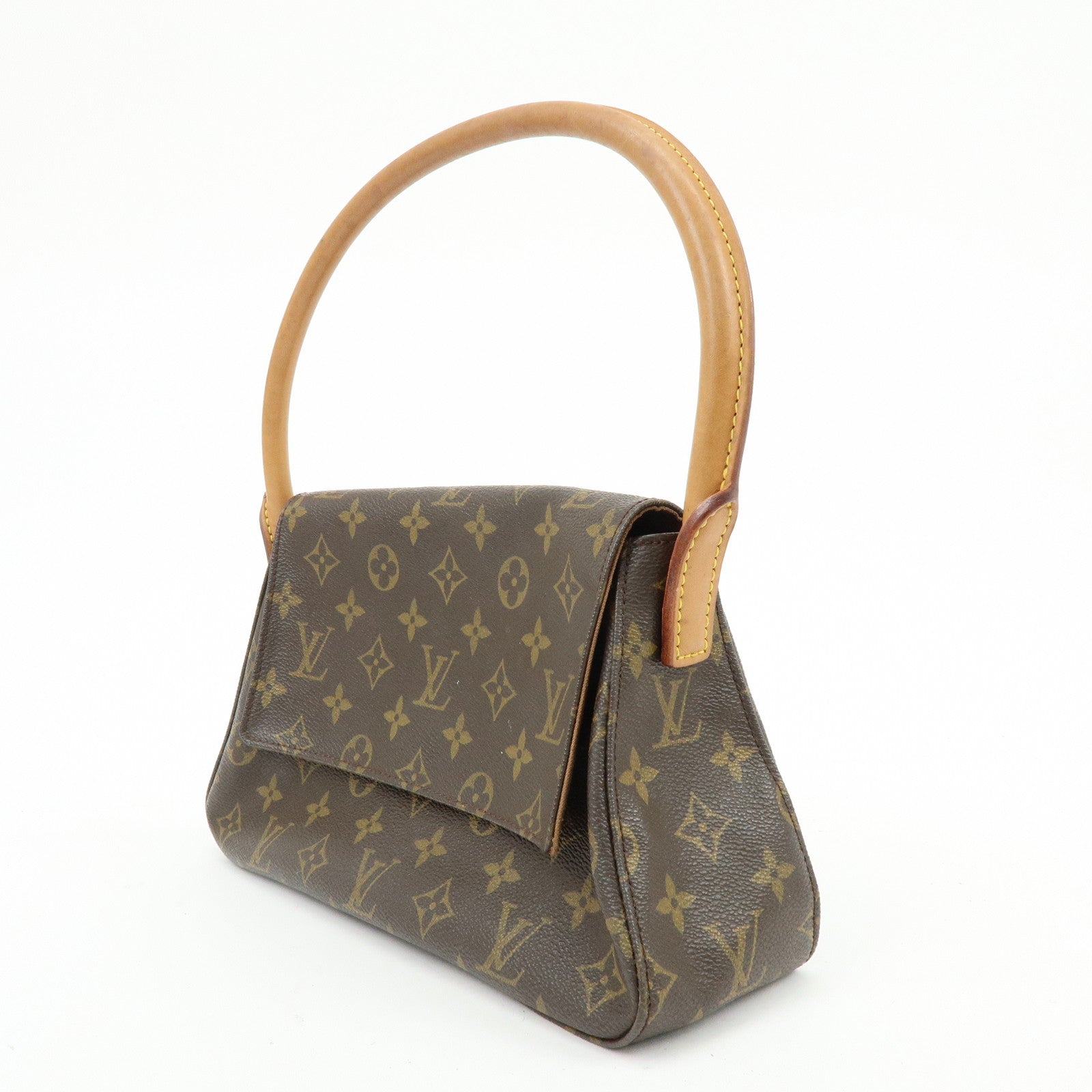 Louis Vuitton Monogram Mini Looping Shoulder Bag Brown M51147