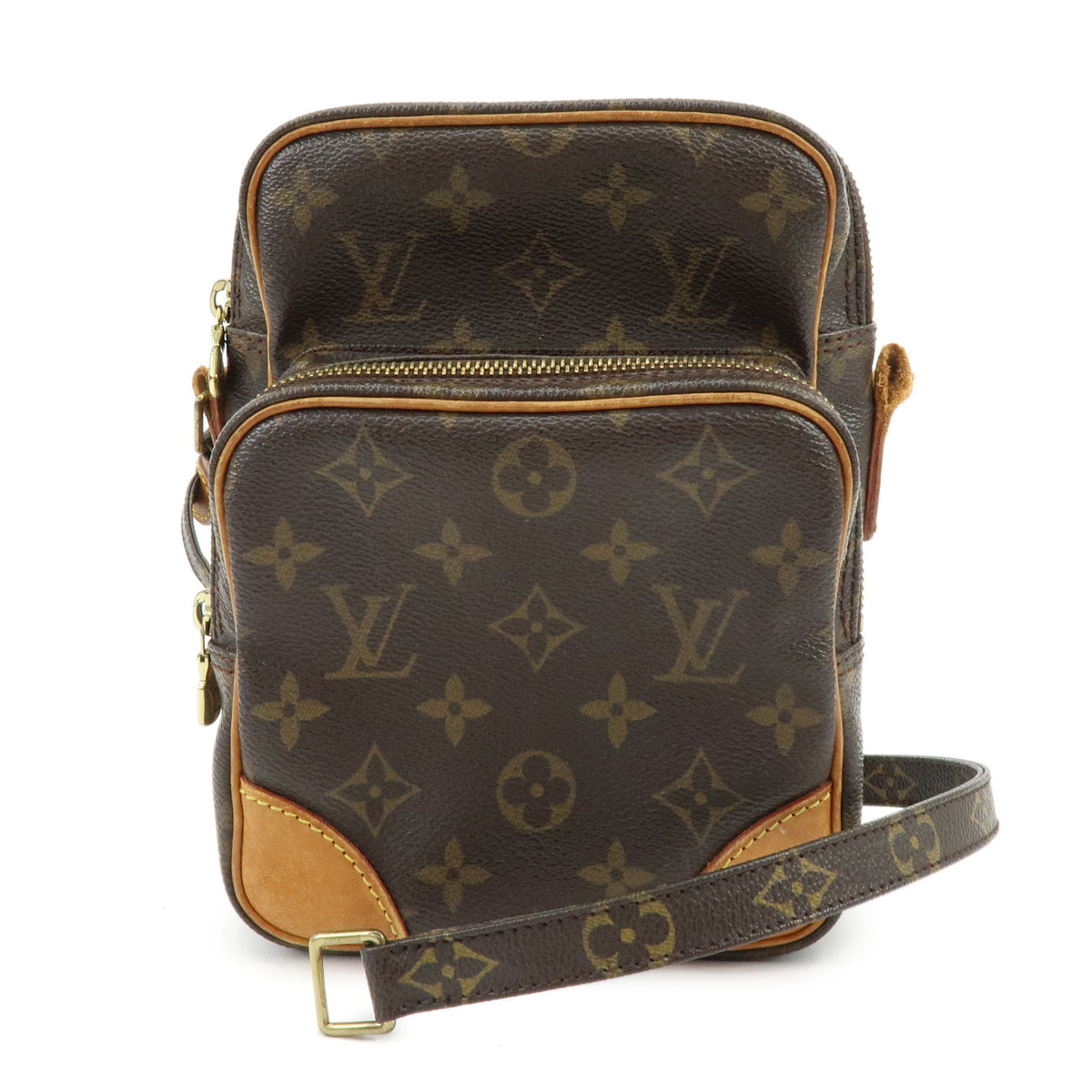 Louis Vuitton Monogram Amazone Shoulder Bag Crossbody Bag Brown M45236