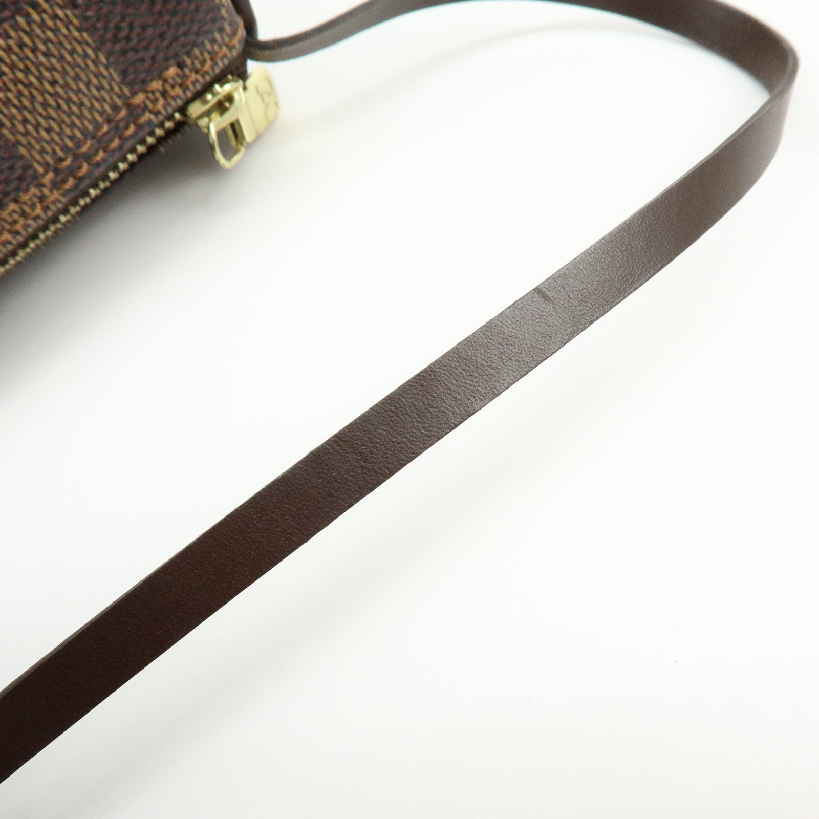Louis Vuitton Damier Ebene Mini Pouch for Papillon Bag Brown
