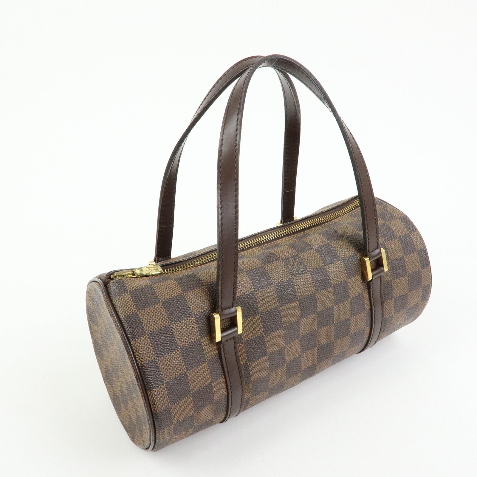 Louis Vuitton Damier Ebene Papillon 26 Hand Bag Brown N51304