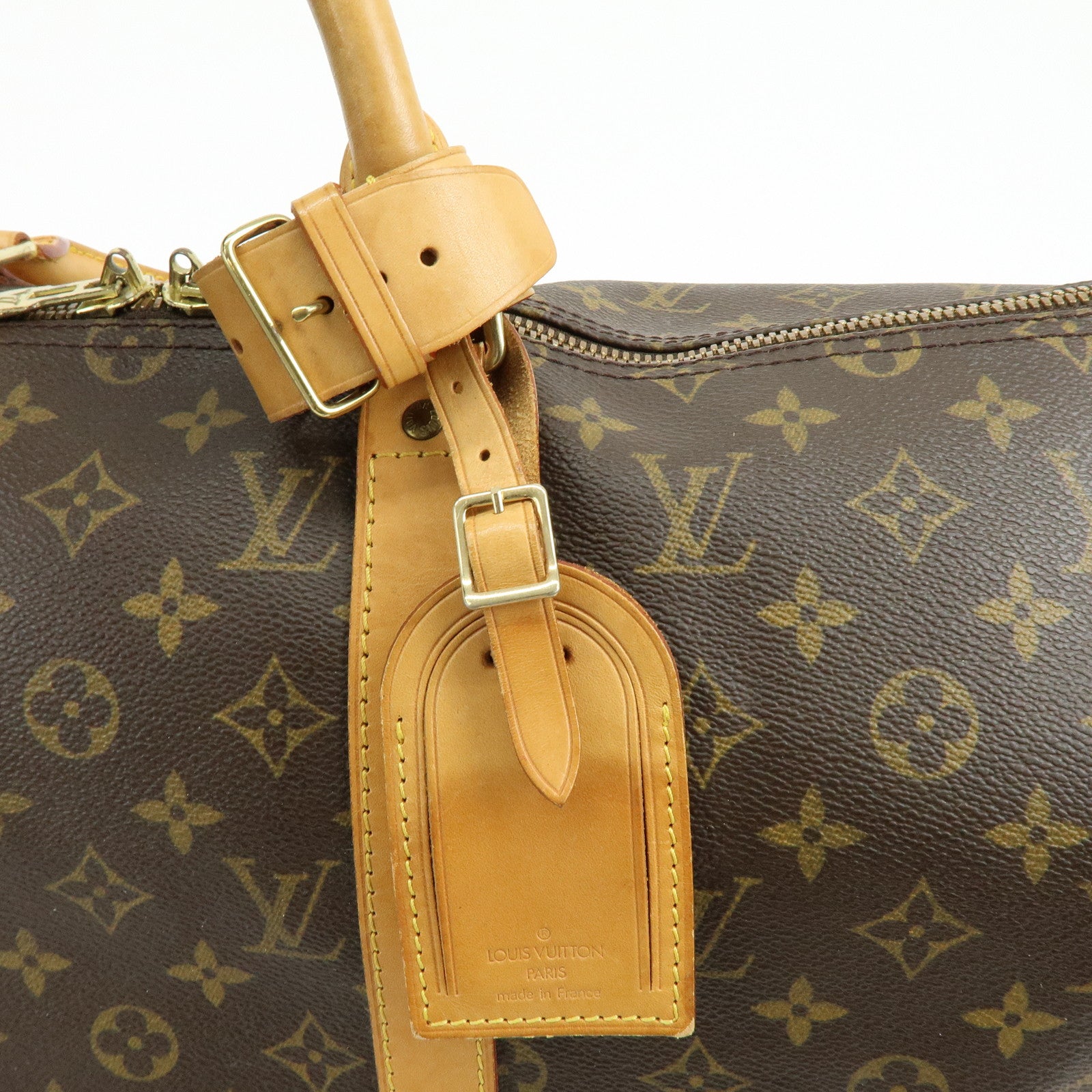 Louis Vuitton Monogram Keep All Bandouliere 50 Boston Bag M41416